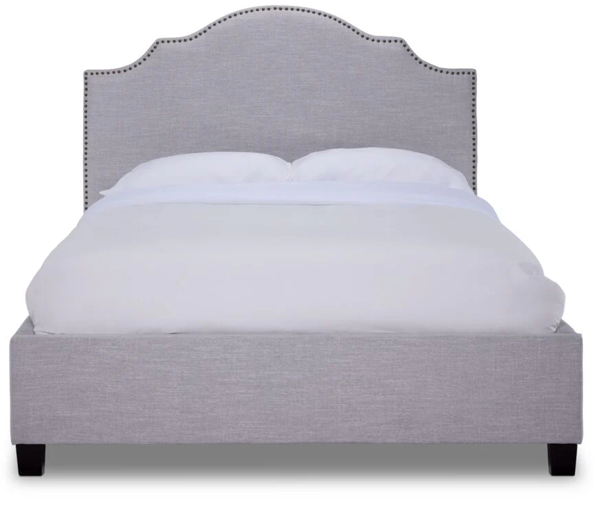 Alana 3-Piece King Bed - Light Grey - Image 2