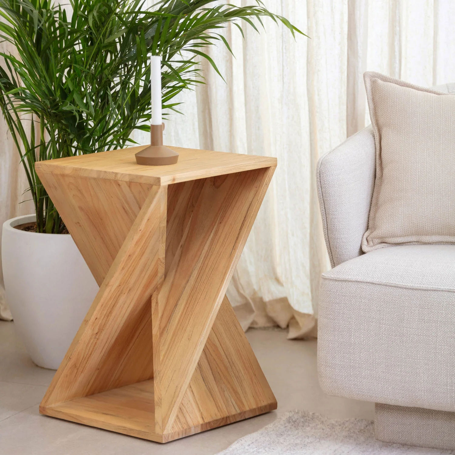 Allurette Side Table - Natural - Image 2