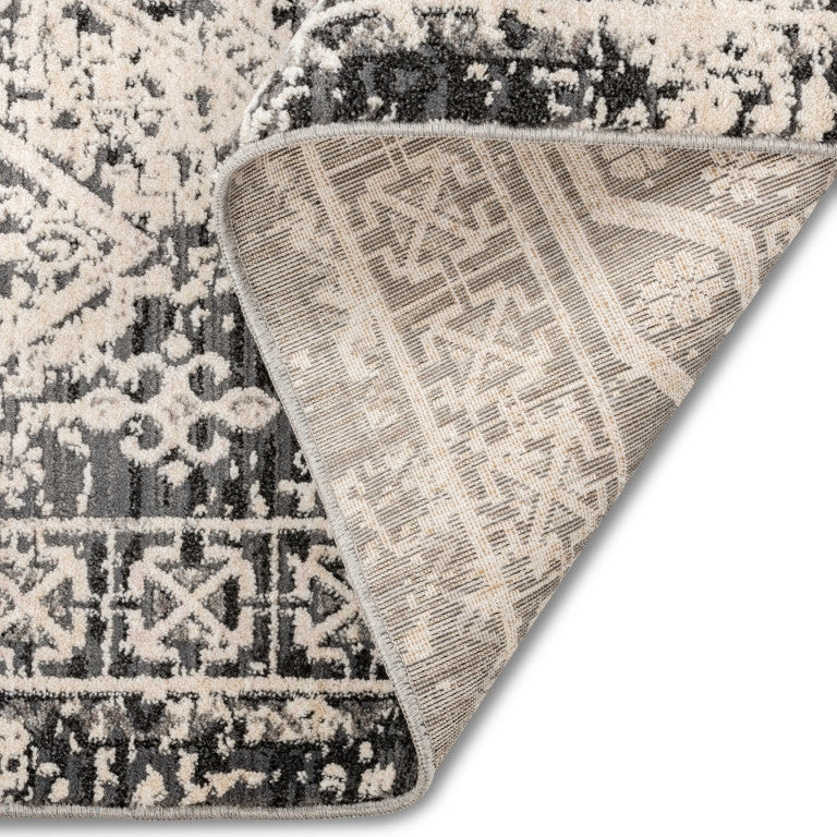 Alpena Traditional Rug - 3' x 5' - Black/Grey - Image 2