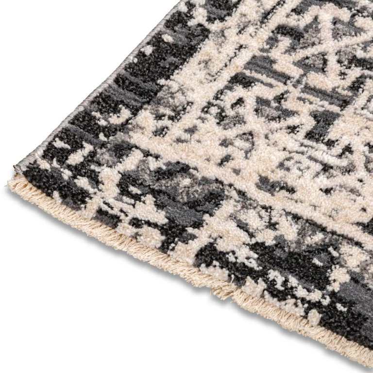 Alpena Traditional Rug - 8' x 10' - Black/Grey - Image 3