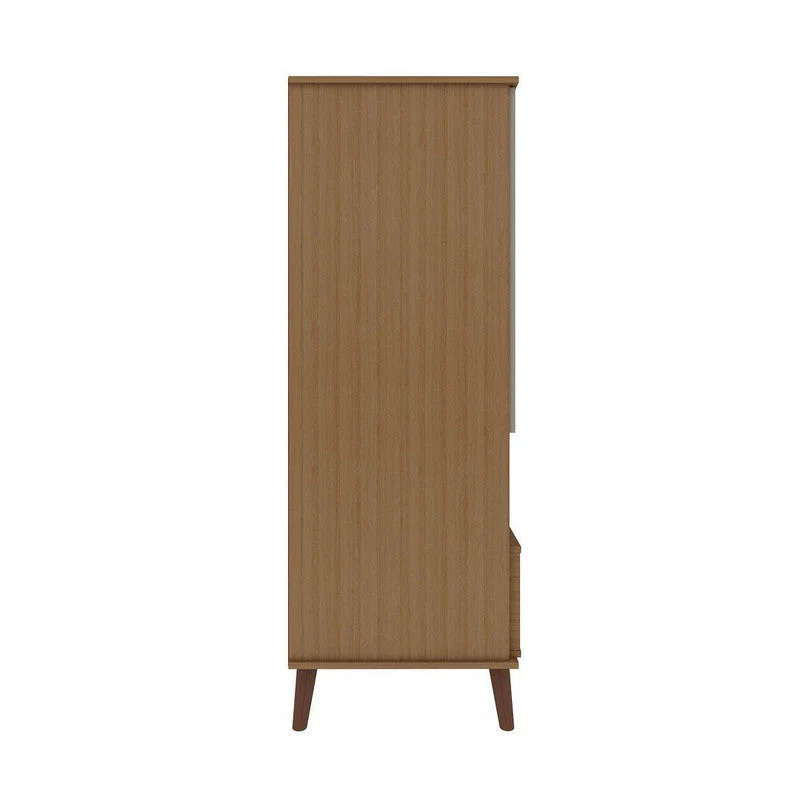 Applesham Display Cabinet - Off White/Maple Cream - Image 5