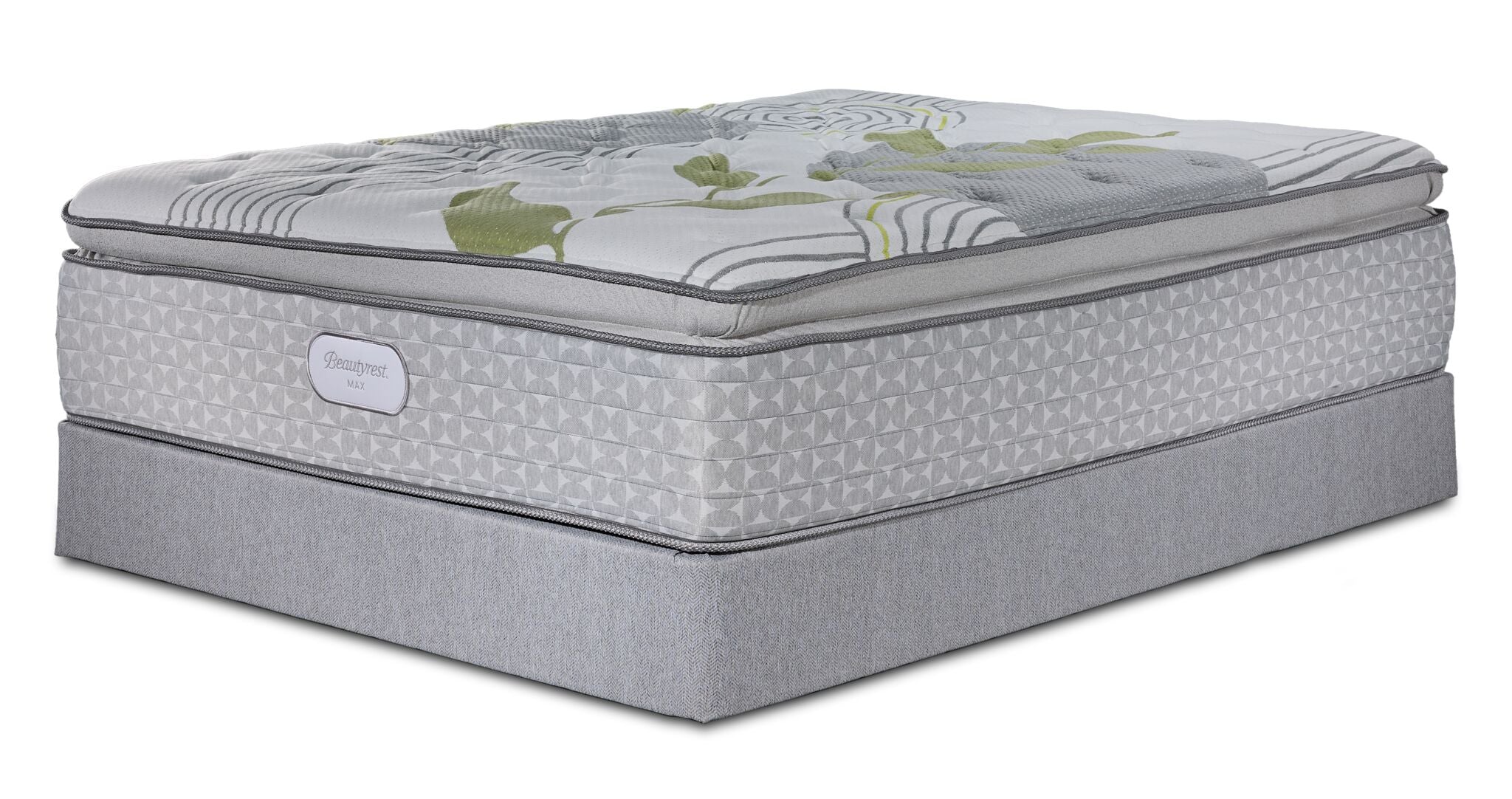 Beautyrest Max+ Essence Euro Top Luxury Firm Full Mattress and Boxspring Set