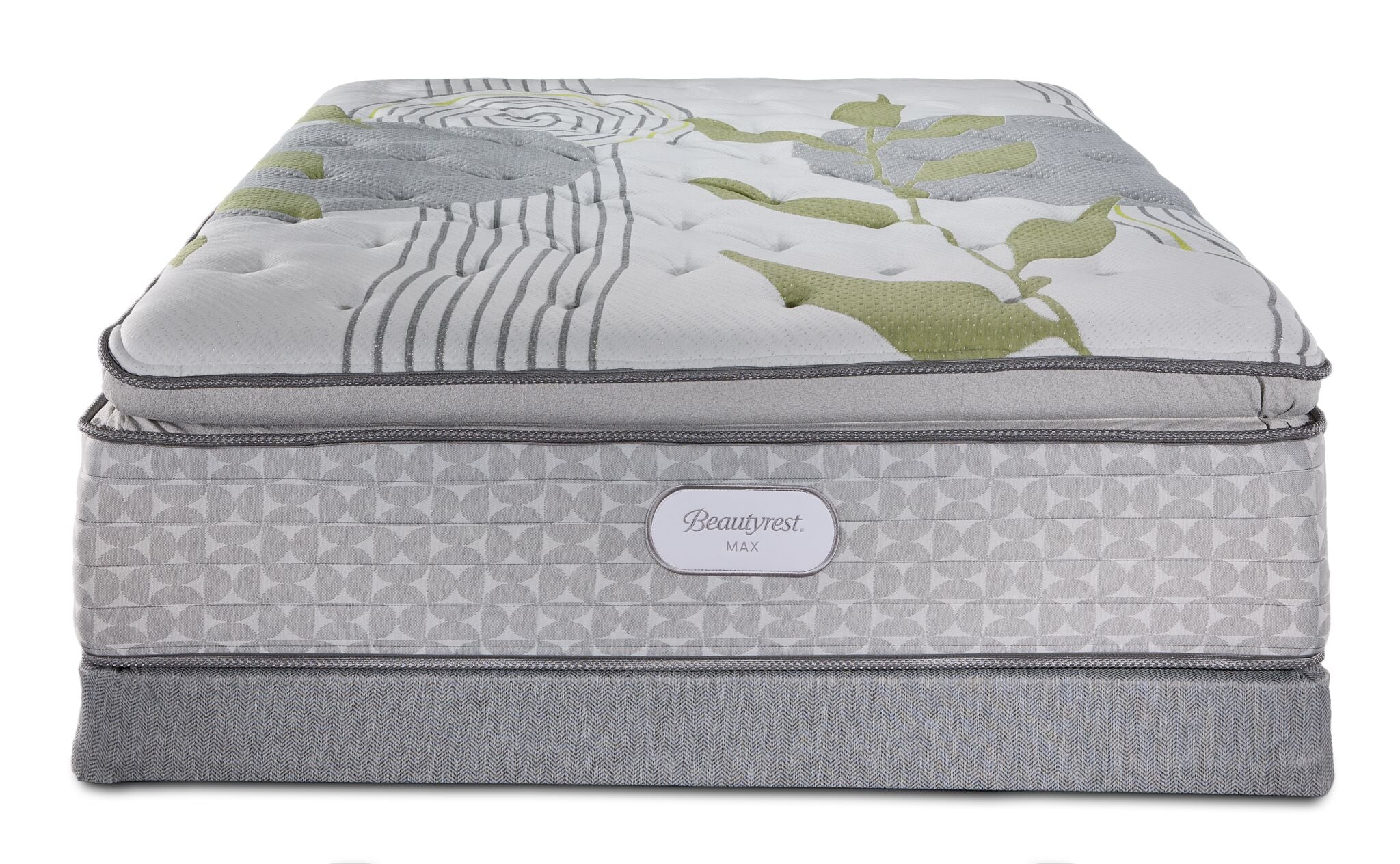 Beautyrest Max+ Essence Euro Top Luxury Firm Full Mattress and Low Profile Boxspring Set - Image 2