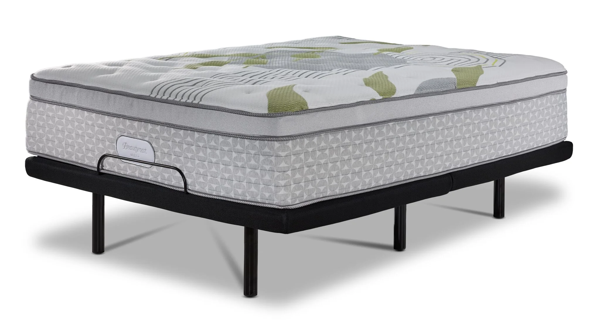 Beautyrest Max+ Lumen Euro Top Luxury Firm Full Mattress and L2 Motion Pro Adjustable Base - Image 2