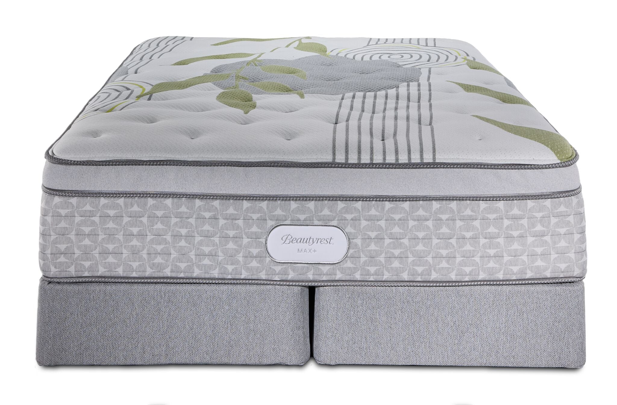 Beautyrest Max+ Lumen Euro Top Luxury Firm Queen Mattress and Split Boxspring Set - Image 2