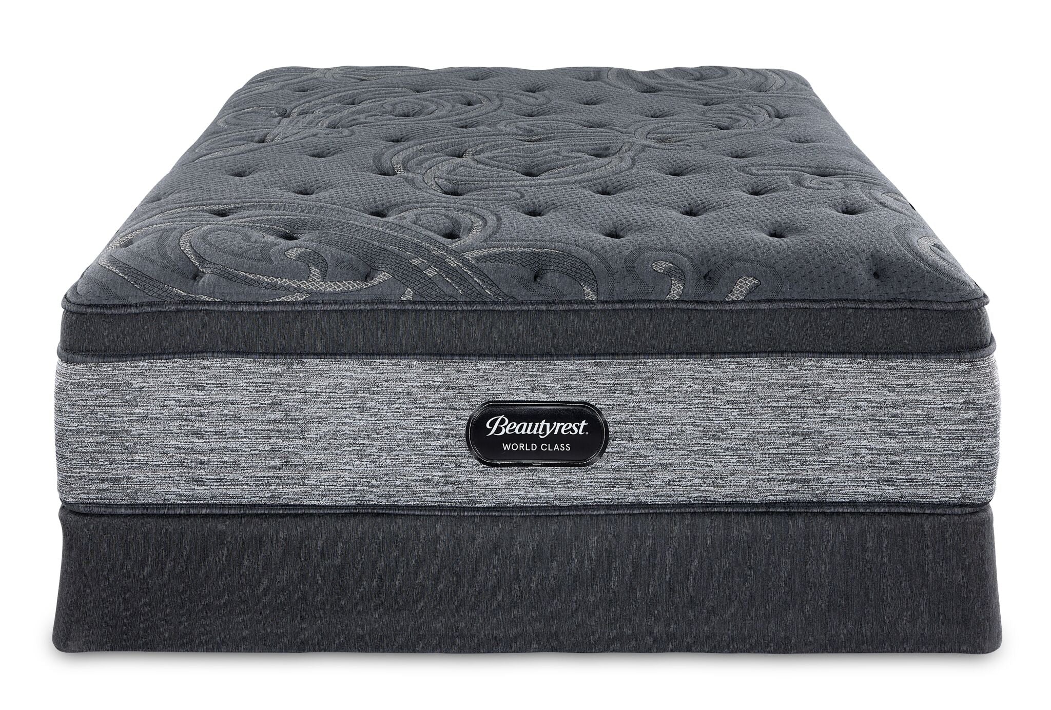 Beautyrest World Class Grandeur 2.0 Plush Twin XL Mattress and Boxspring Set - Image 2