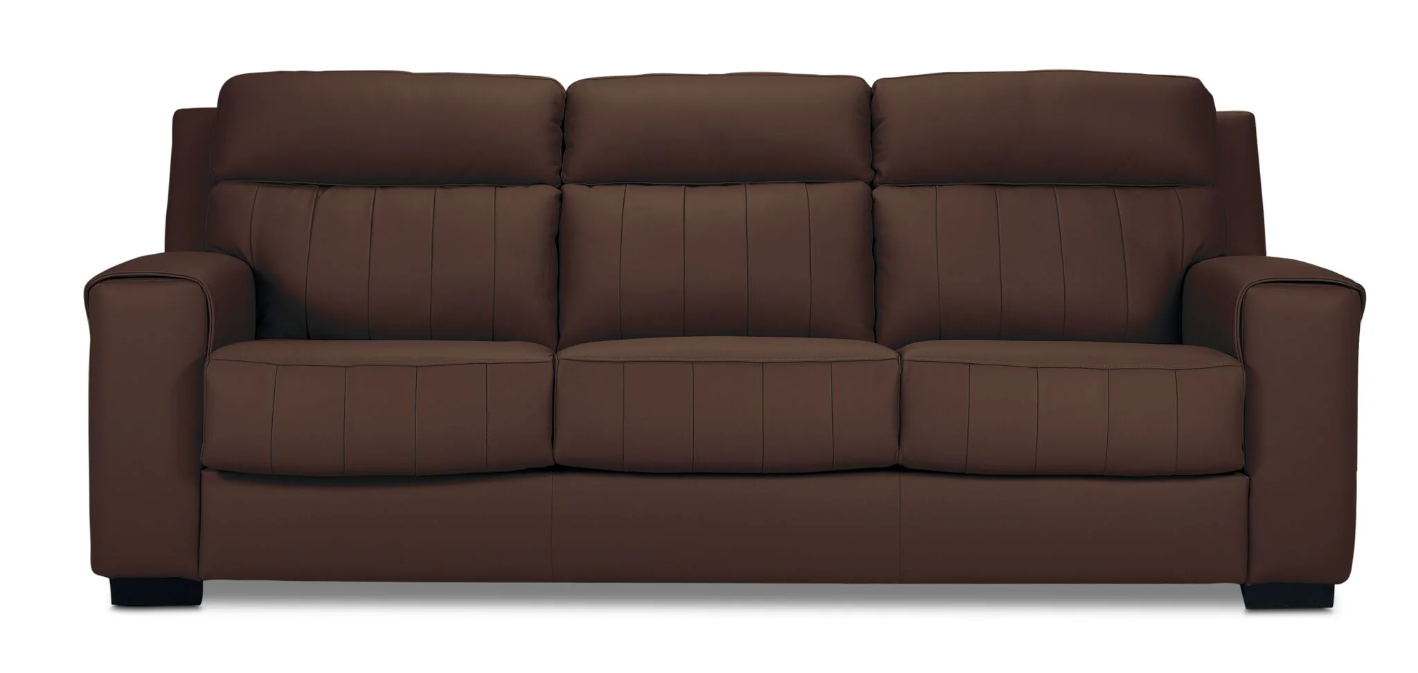 Benevento Leather Sofa - Mocha - Image 2
