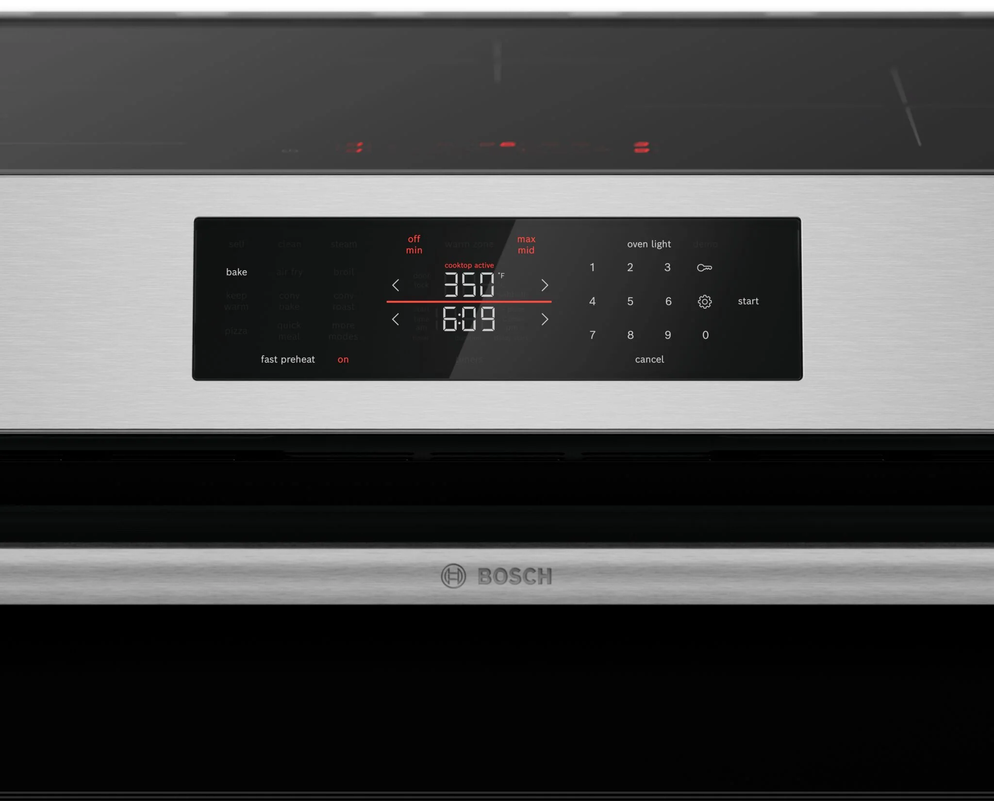 Bosch 30" Stainless Steel 300 Series Electric Freestanding Range (5.8 Cu. Ft.) - HIF3050MC - Image 6