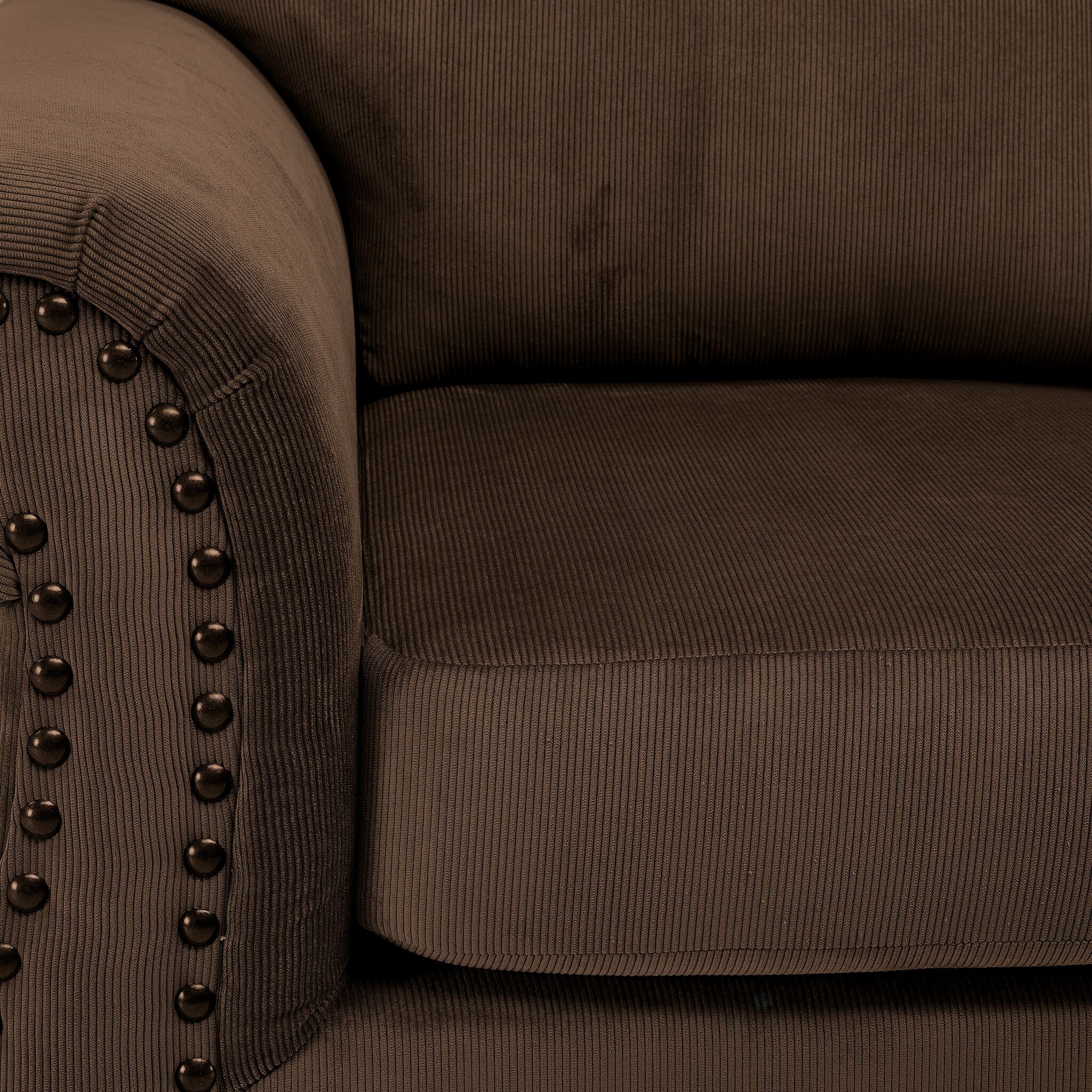 Brooklyn Sofa and Loveseat Set - Brown - Image 4