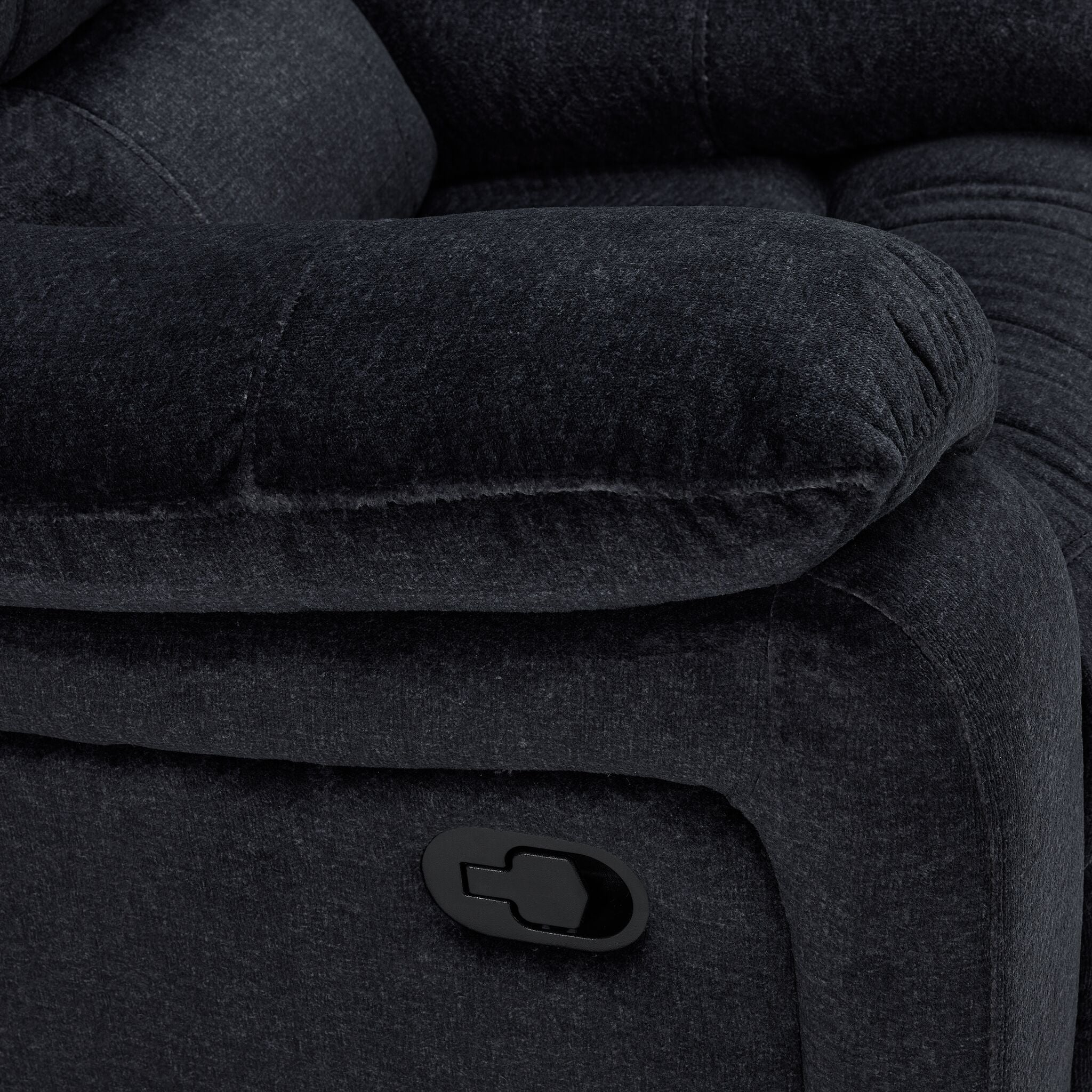 Burma Reclining Loveseat - Graphite - Image 5