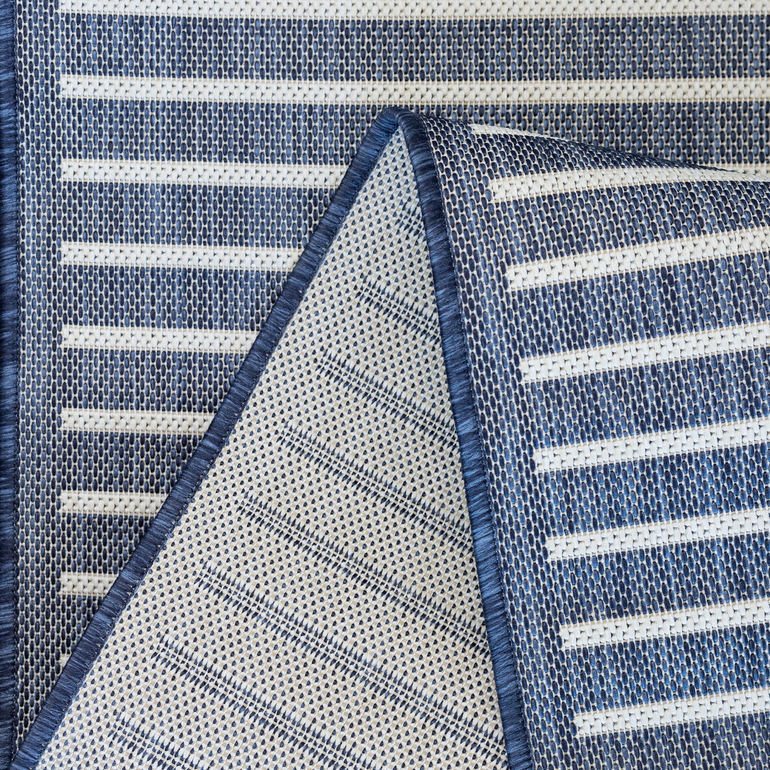 Cabana Casual Indoor/Outdoor Rug - 5' x 7' - Blue - Image 4