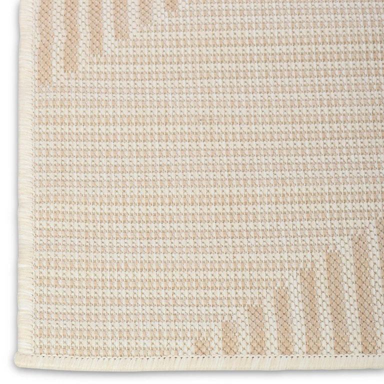 Cabana Diamonds Indoor/Outdoor Rug - 5' x 7' - Beige - Image 4
