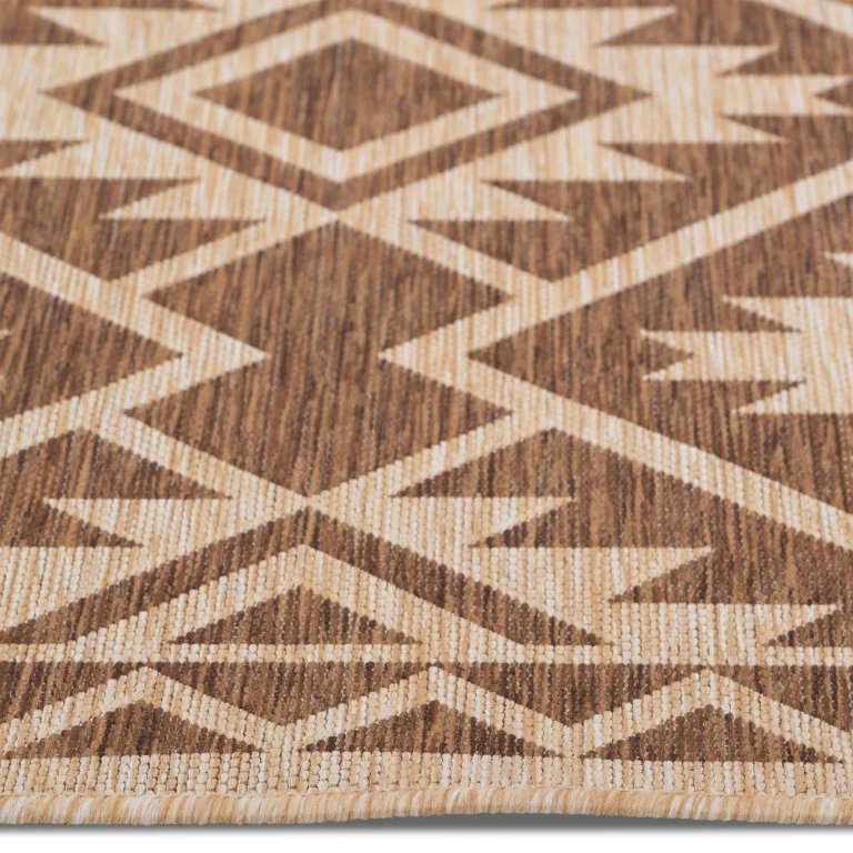 Cabana Tribal Indoor/Outdoor Rug - 8' x 10' - Brown - Image 2