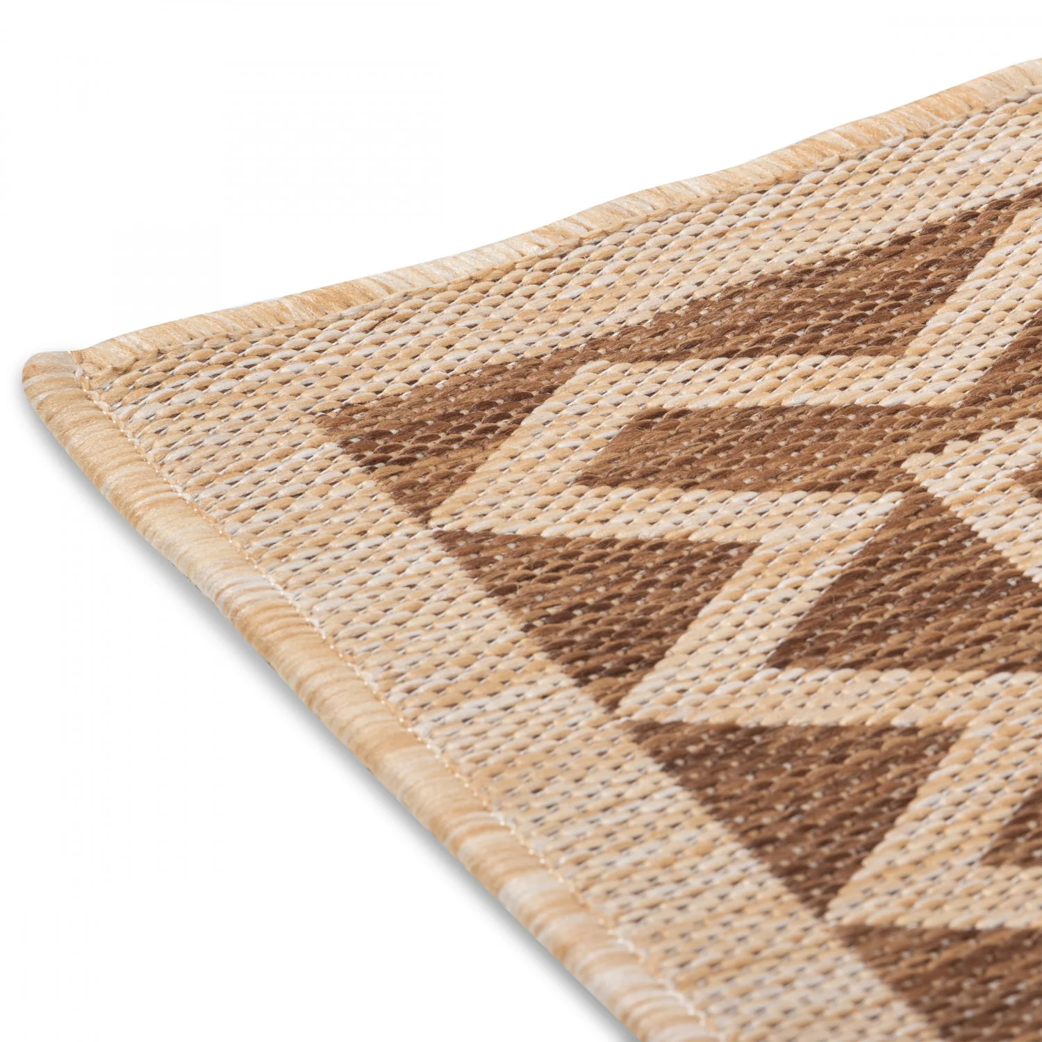 Cabana Tribal Indoor/Outdoor Rug - 8' x 10' - Brown - Image 3