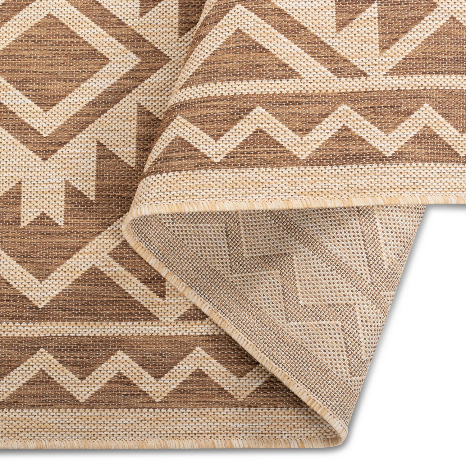Cabana Tribal Indoor/Outdoor Rug - 8' x 10' - Brown - Image 4