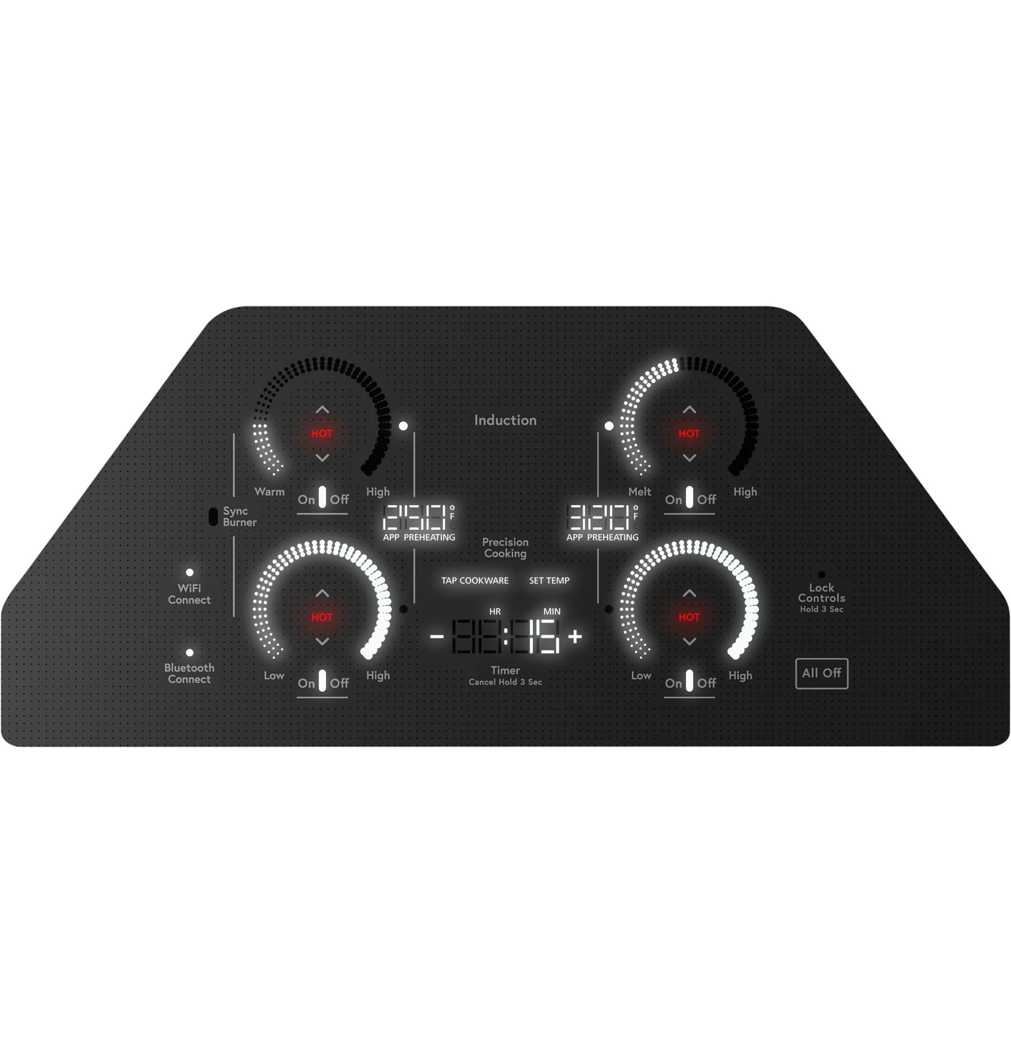 Café Black 30" Built-in Touch Control Induction Cooktop - CHP90301TBB - Image 3