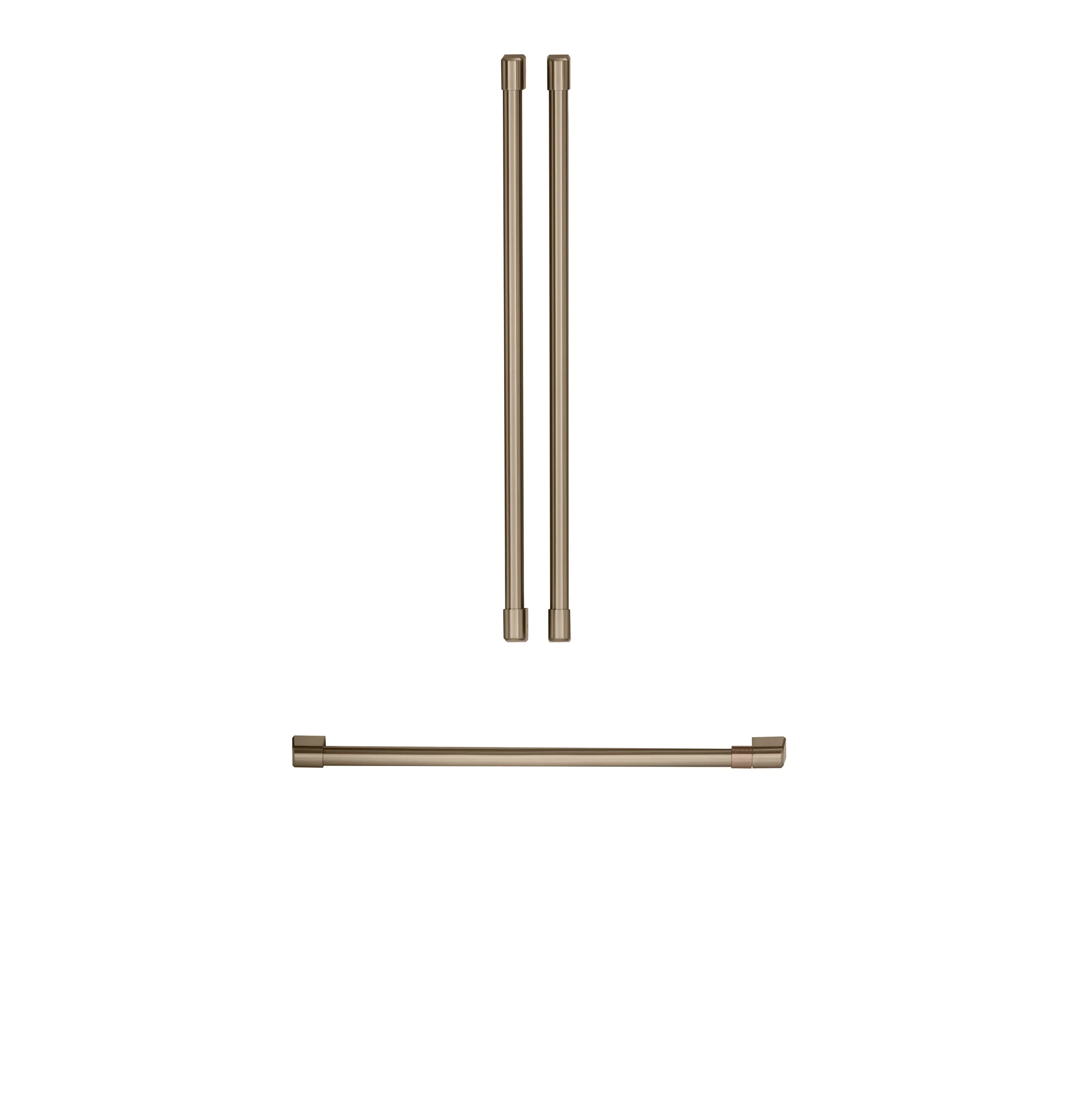 Café Brushed Bronze French Door Refrigerator Handle Kit - CXMB3H3PNBZ
