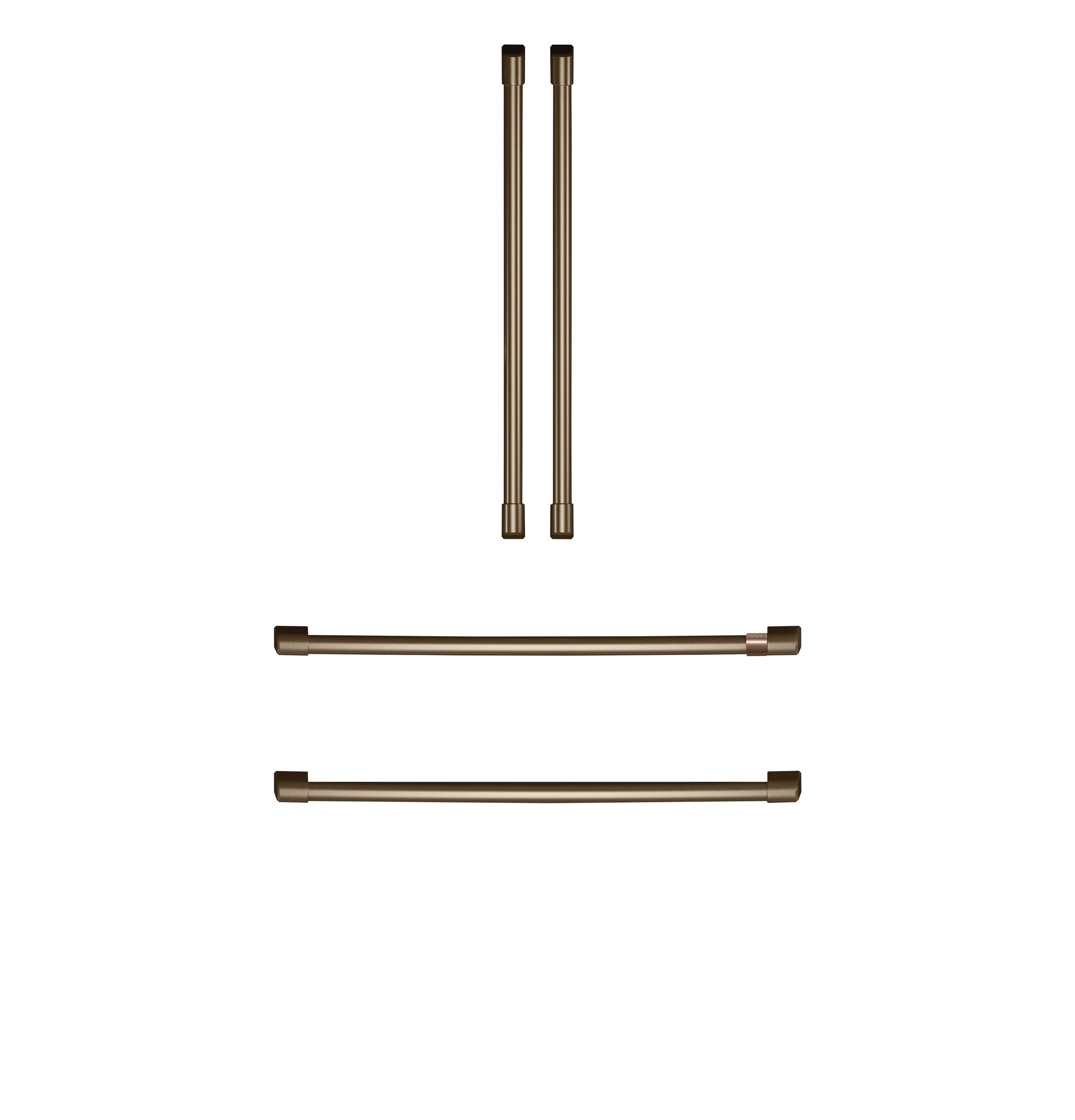 Café Brushed Bronze Refrigerator Handle Kit - CXQB4H4PNBZ