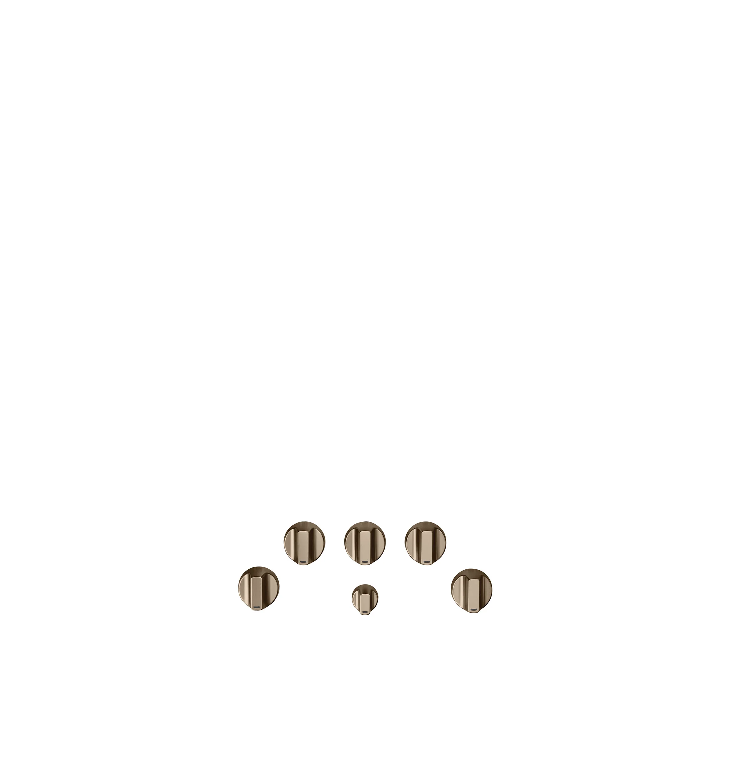 Café™ Brushed Copper 5-Piece Gas Cooktop Knobs - CXCG1K0PMCU