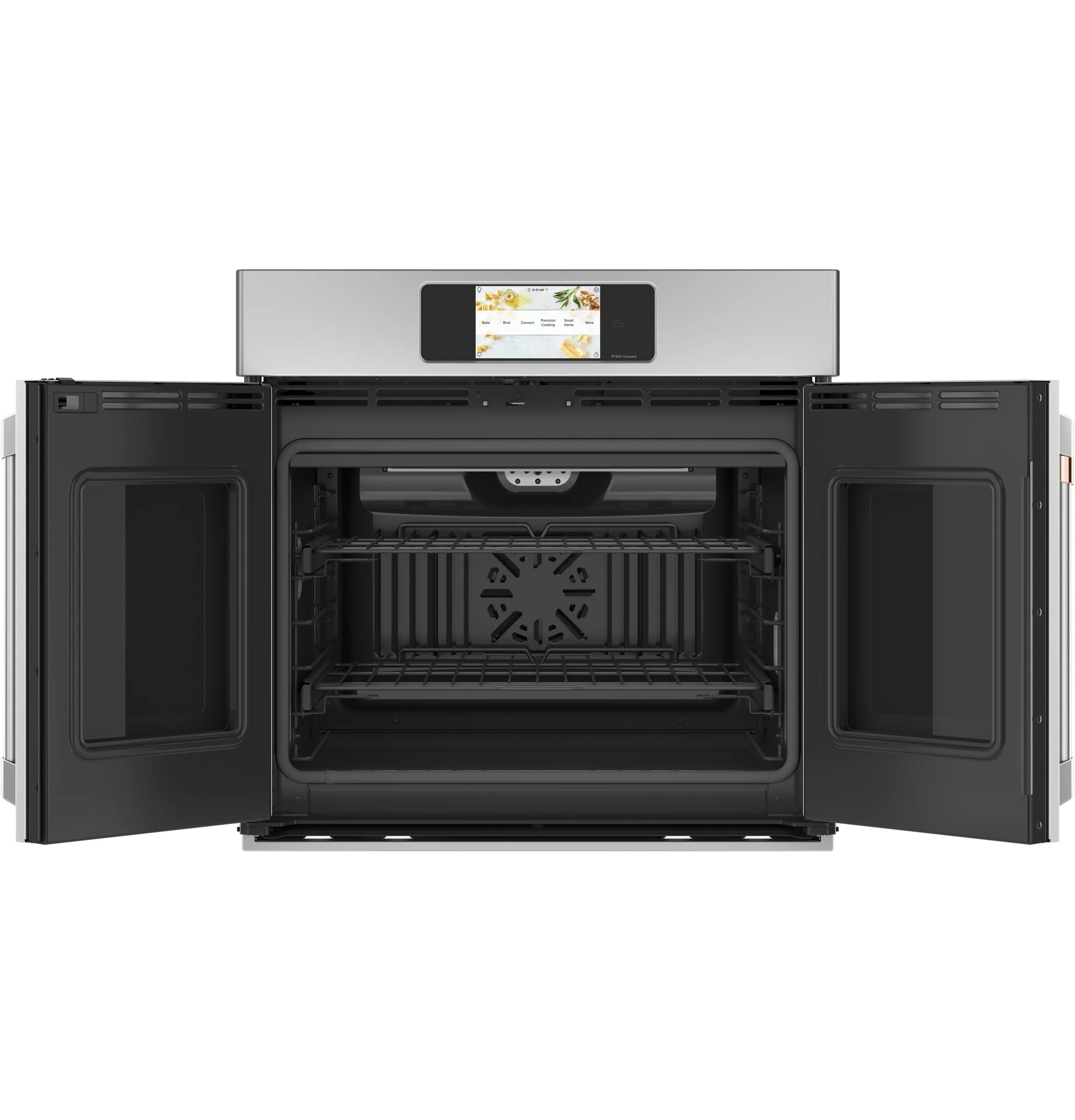 Café Stainless Steel 30" Built-In French-Door Single Convection Wall Oven (5.0 Cu.Ft) - CTS90FP2NS1 - Image 2