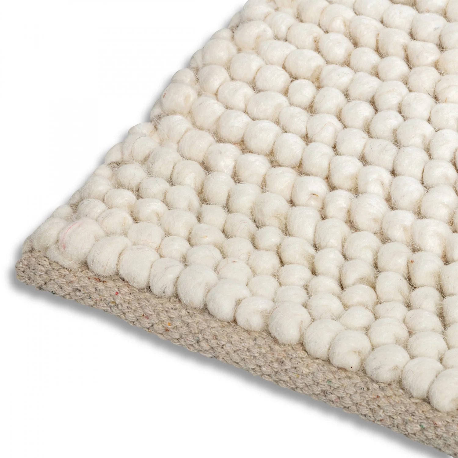 Calabria Pebbles Rug - 5' x 8' - Almond Cream - Image 3