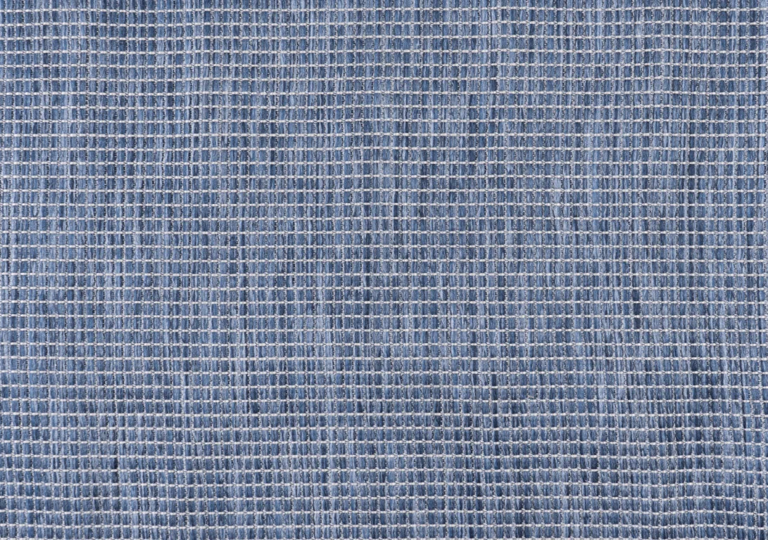 Calypso Crosshatch Outdoor Rug - 5' x 7' - Blue - Image 3