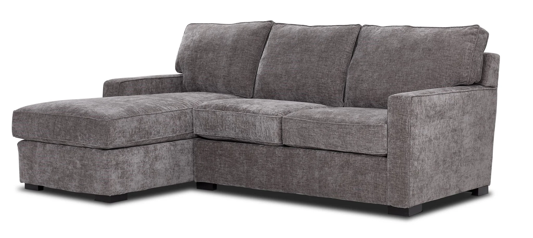 Charlotte 2-Piece Sectional with Left-Facing Chaise - Pewter - Image 3