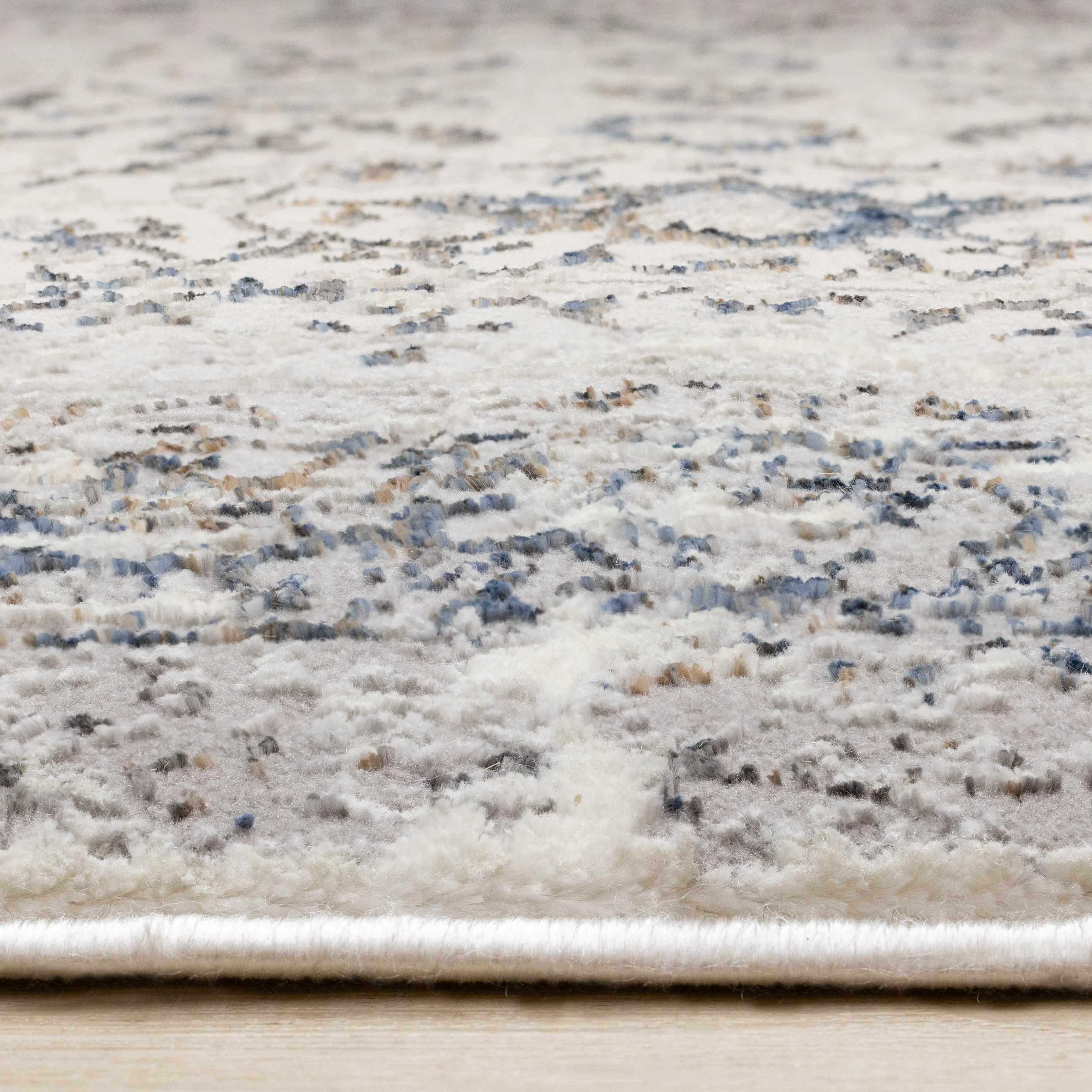 Chateau Charm 6'7" x 9'6" Elegant Classic Area Rug - Grey, Beige - Image 5