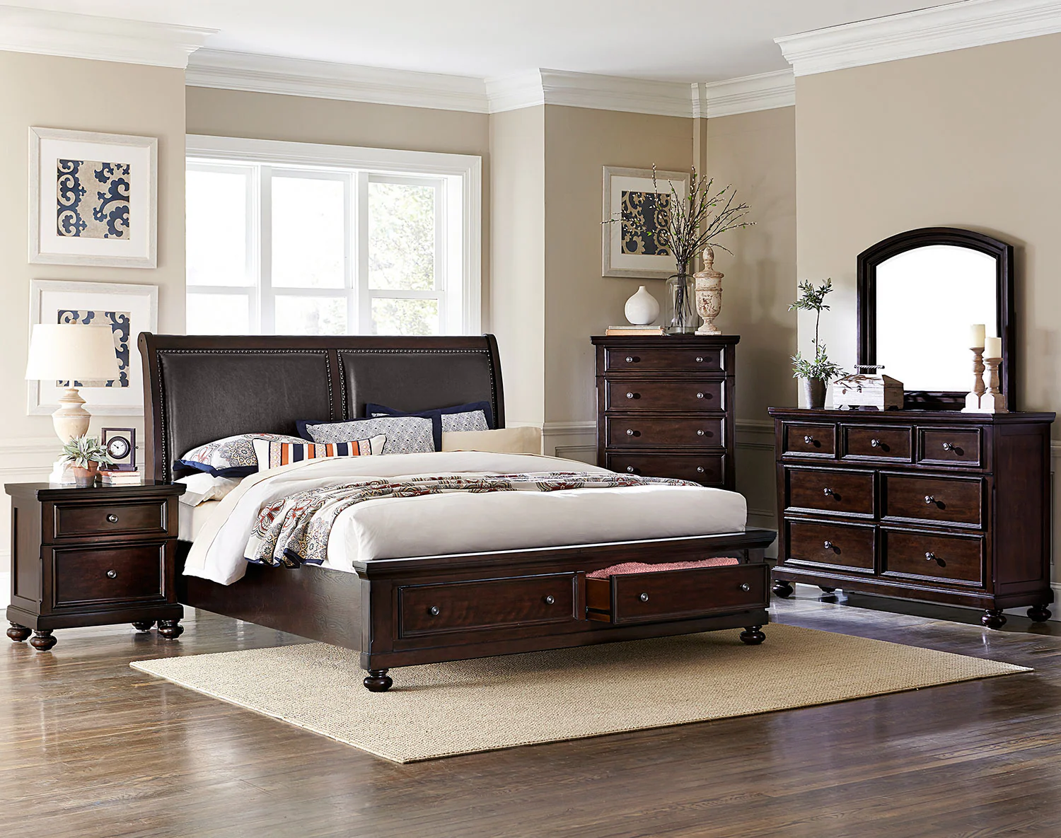 Chester Night Table - Cherry - Image 2