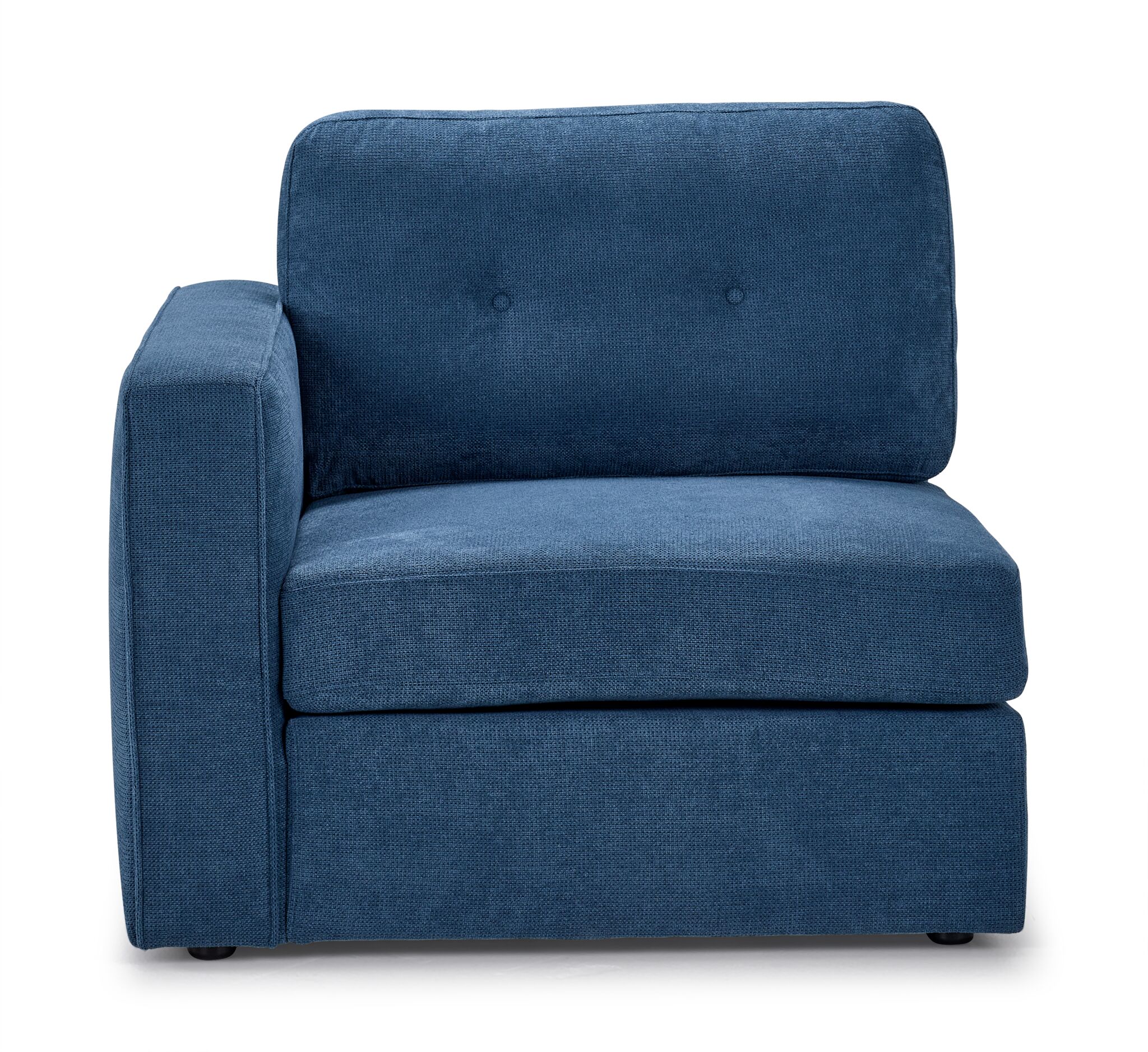 Feeling Connected - Connex 3-Piece Modular Chair with Storage Console - Blue - Image 3