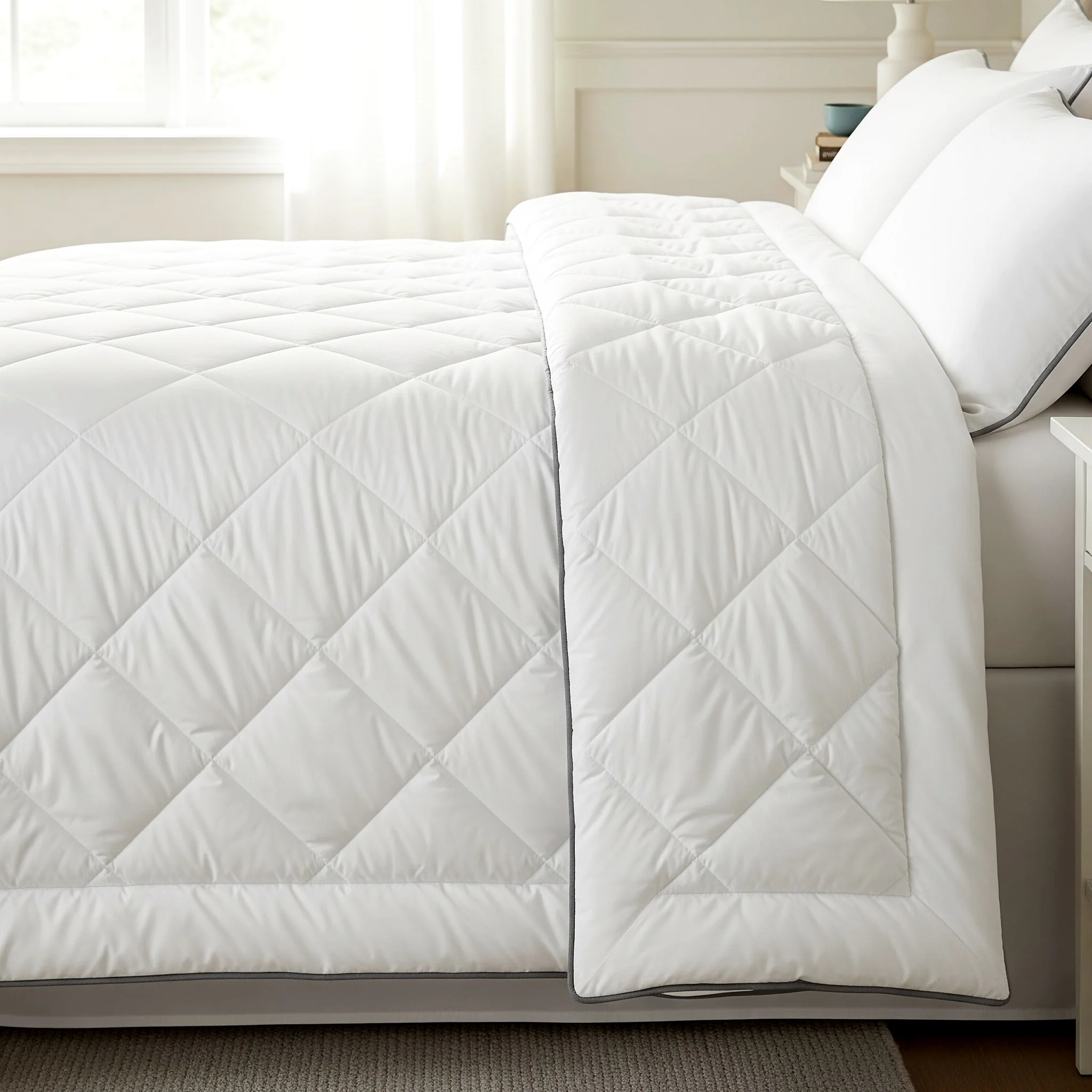 Cotton House 100% Cotton Cover Twin Duvet - Image 2