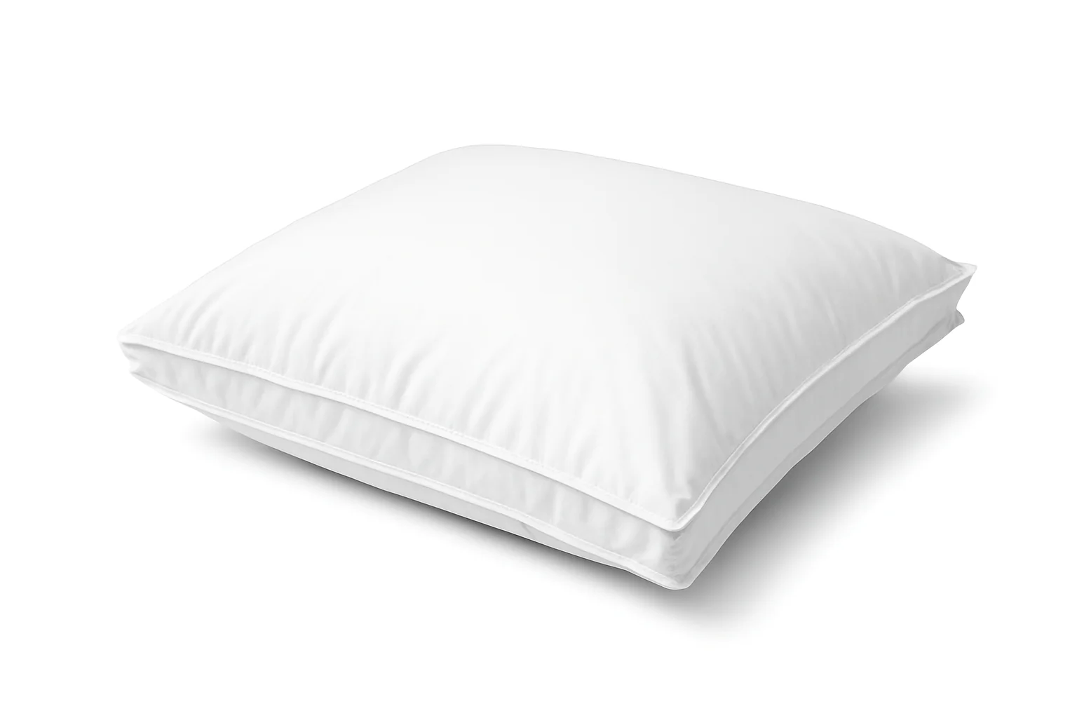 Cotton House 2 Pack 100% Cotton Gusseted King Pillow - Image 3