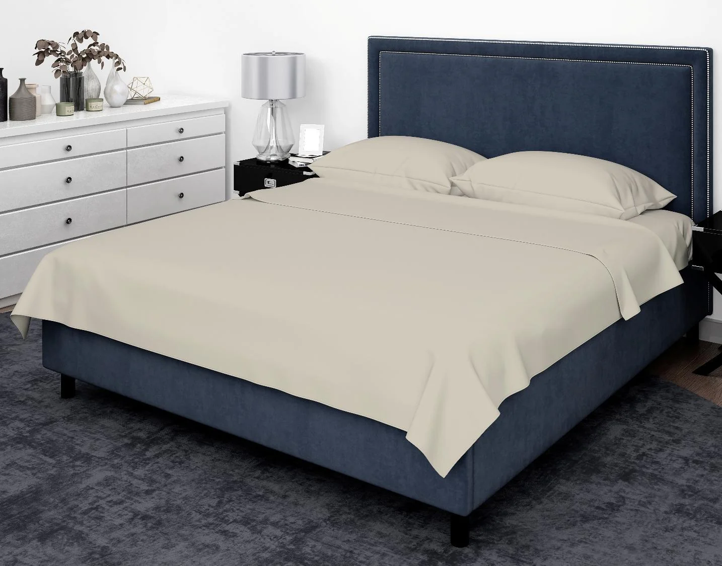 Cotton House King Bamboo Sheet Set - Summersand, Beige