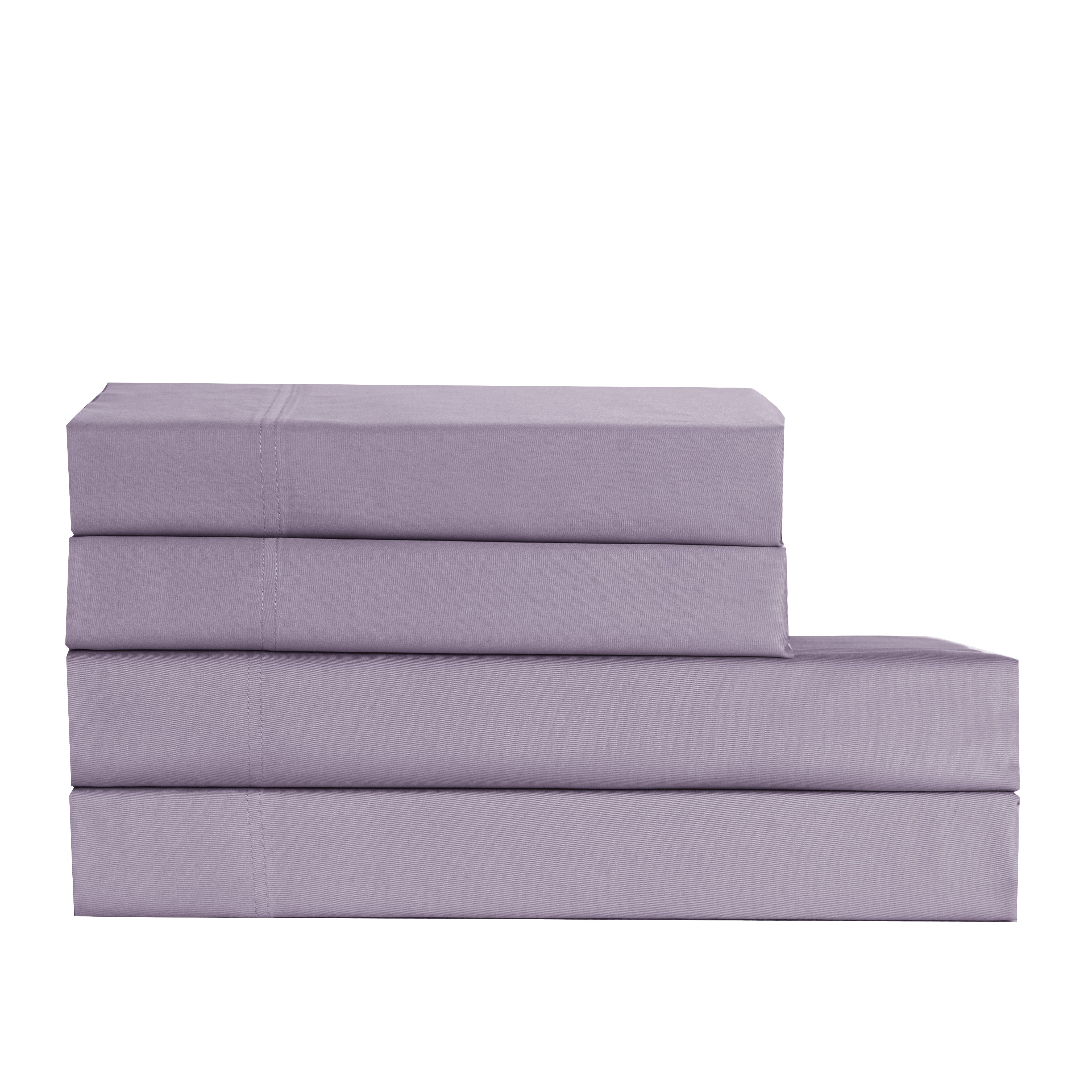 Cotton House Twin Bamboo Sheet Set - Purple Ash - Image 2