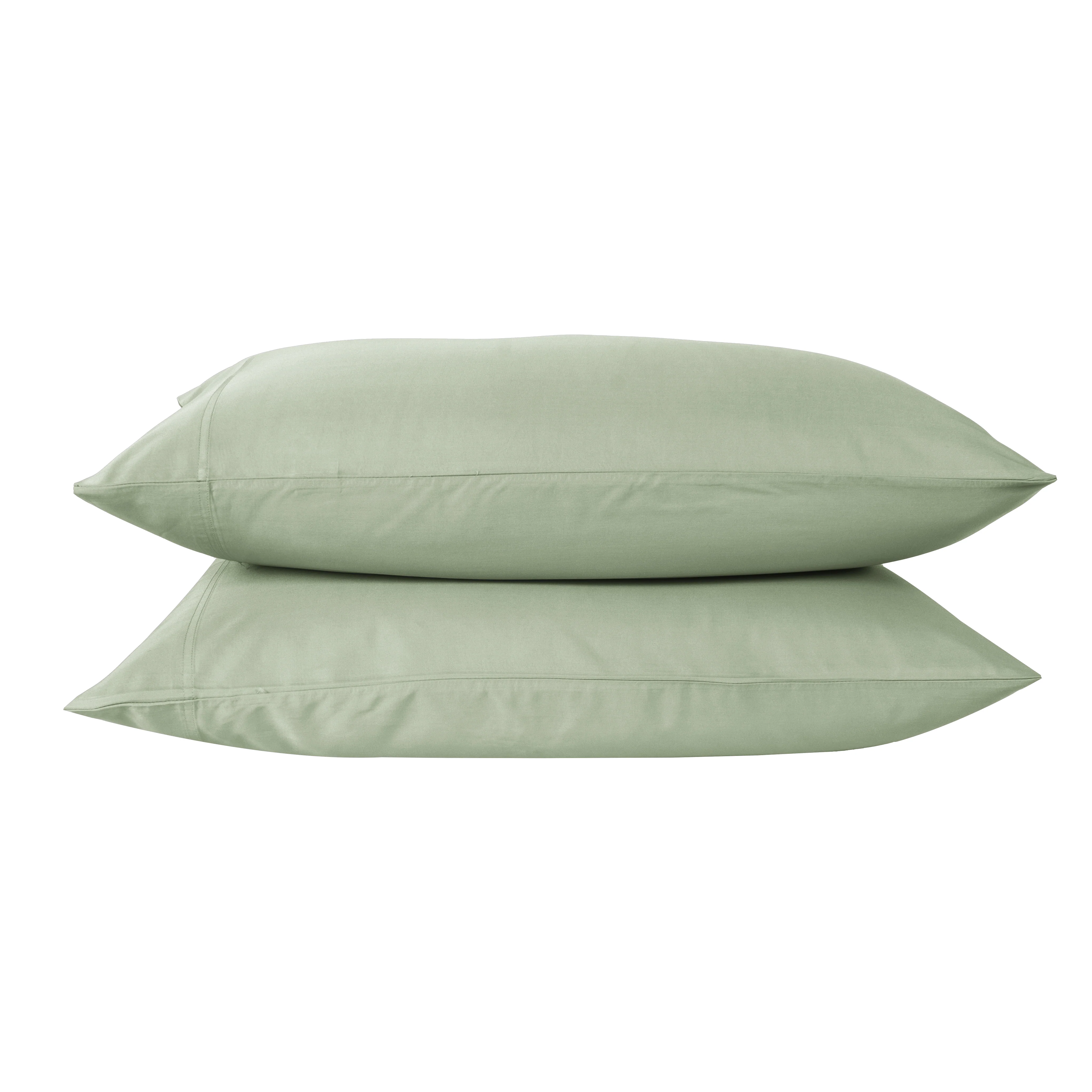 Cotton House Twin Bamboo Sheet Set - Sage, Green - Image 4