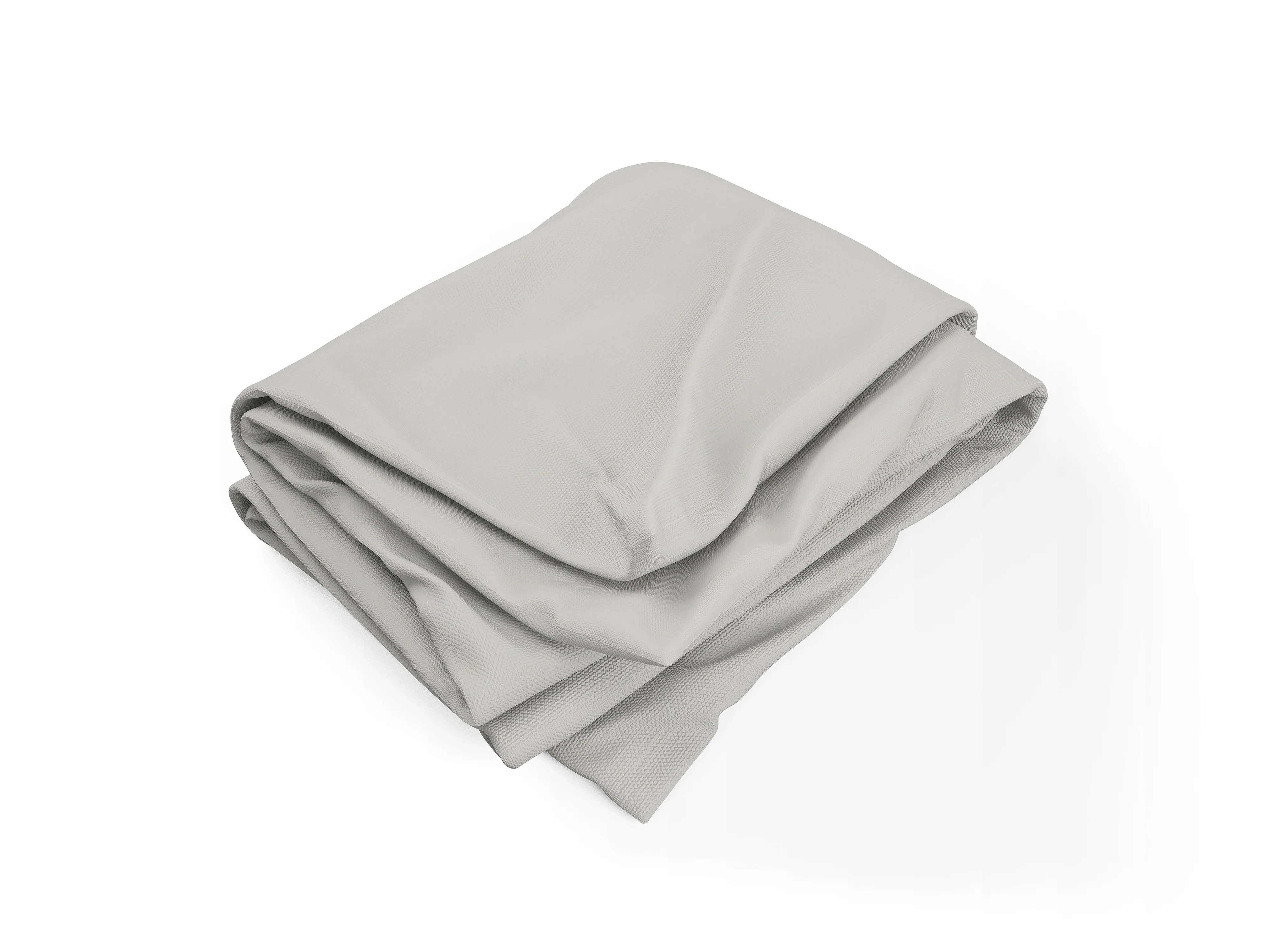 Cotton House Twin Duvet Cover Set - Silver - Image 2