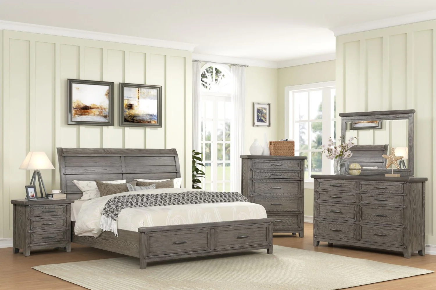 Dahlia Night Table - Grey - Image 2