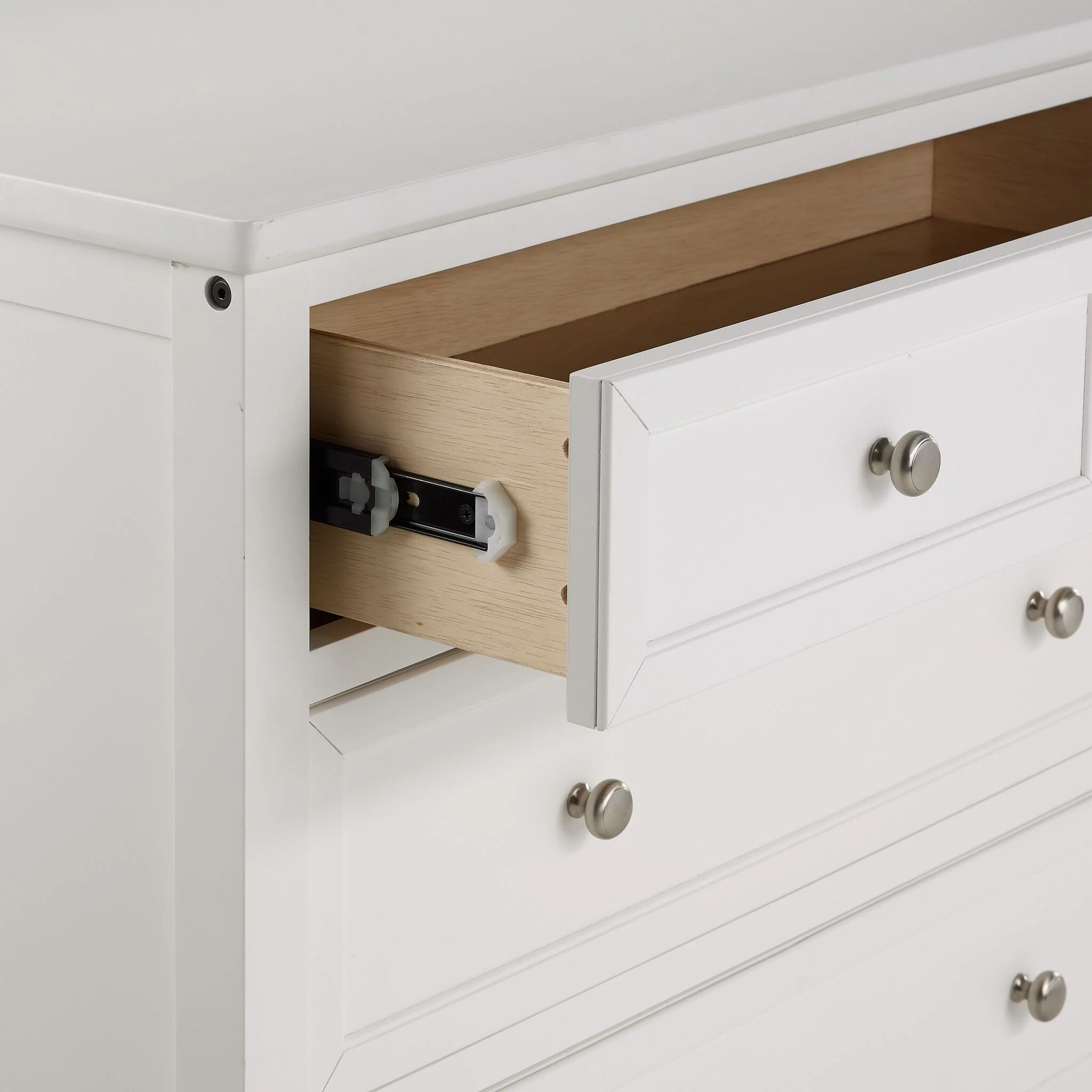 Delta Children Saint 3 Drawer Dresser- Bianca White - Image 5