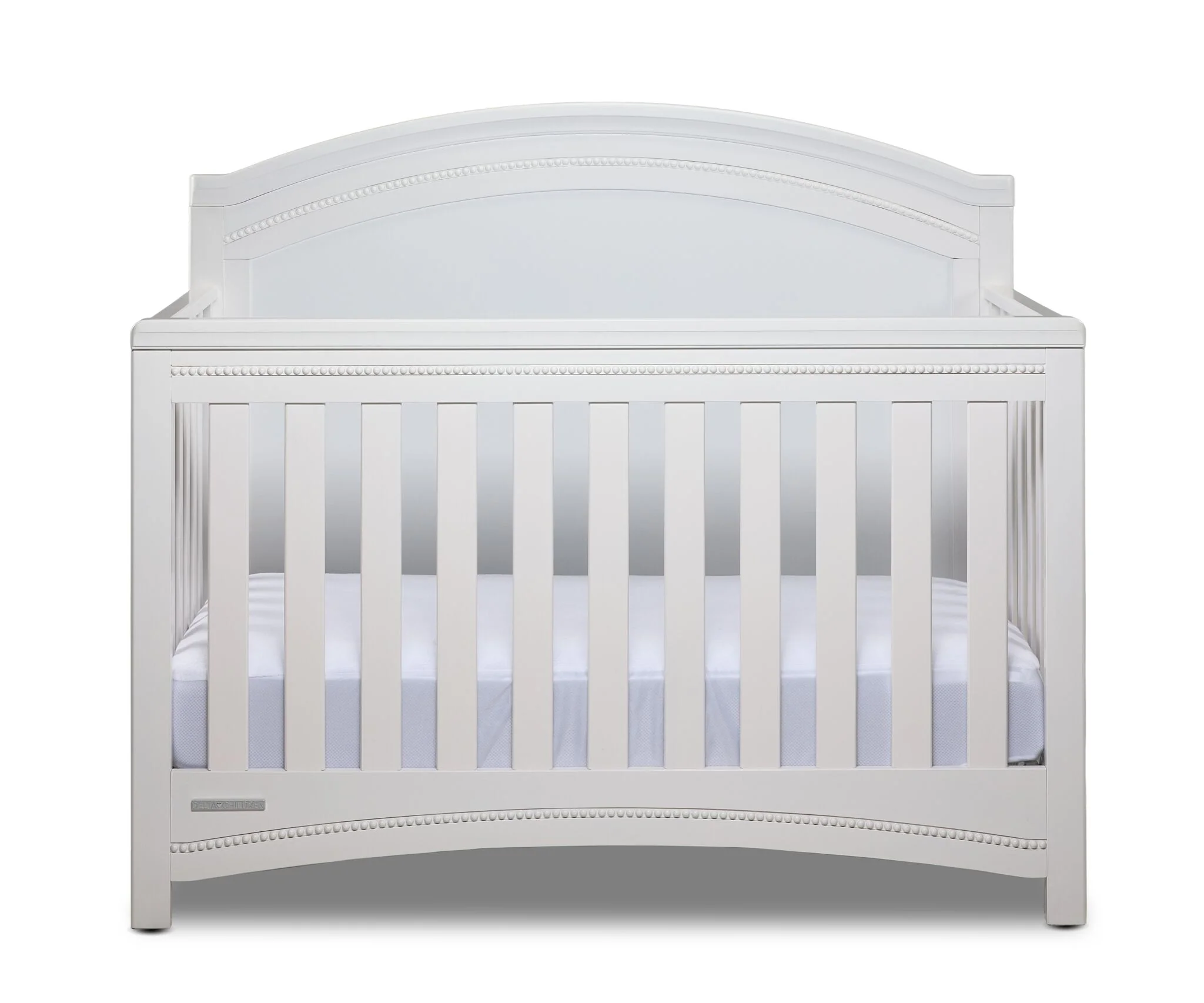 Delta Children Taylor 6-in-1 Convertible Baby Crib - Bianca White - Image 2