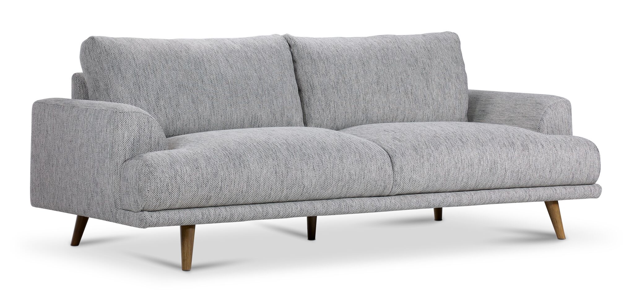 Dianna II Sofa and Loveseat Set - Grey - Image 2