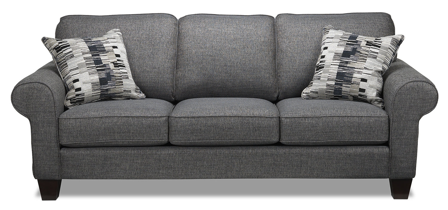 Drake 3 Pc. Living Room Package - Grey - Image 2