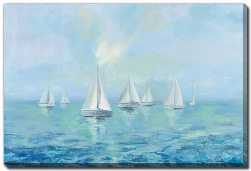 Drift and Dream Wall Art - Blue - 38 X 60