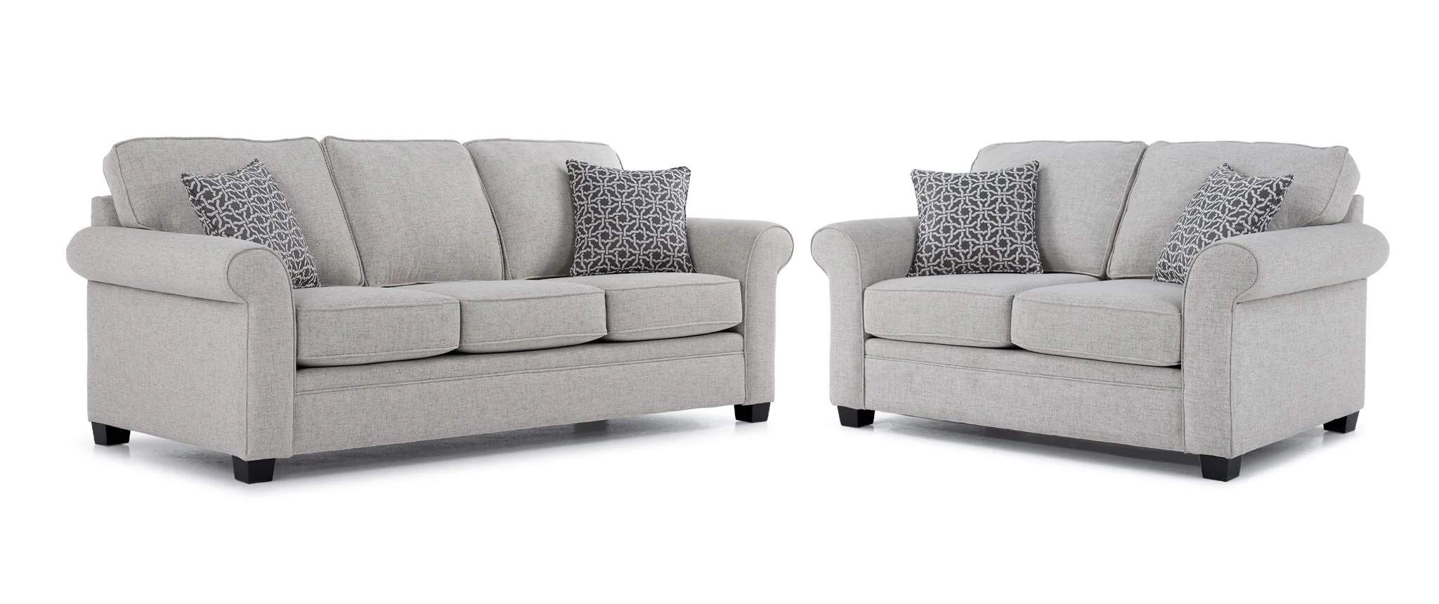 Duffield Sofa and Loveseat Set - Sutton Light Beige