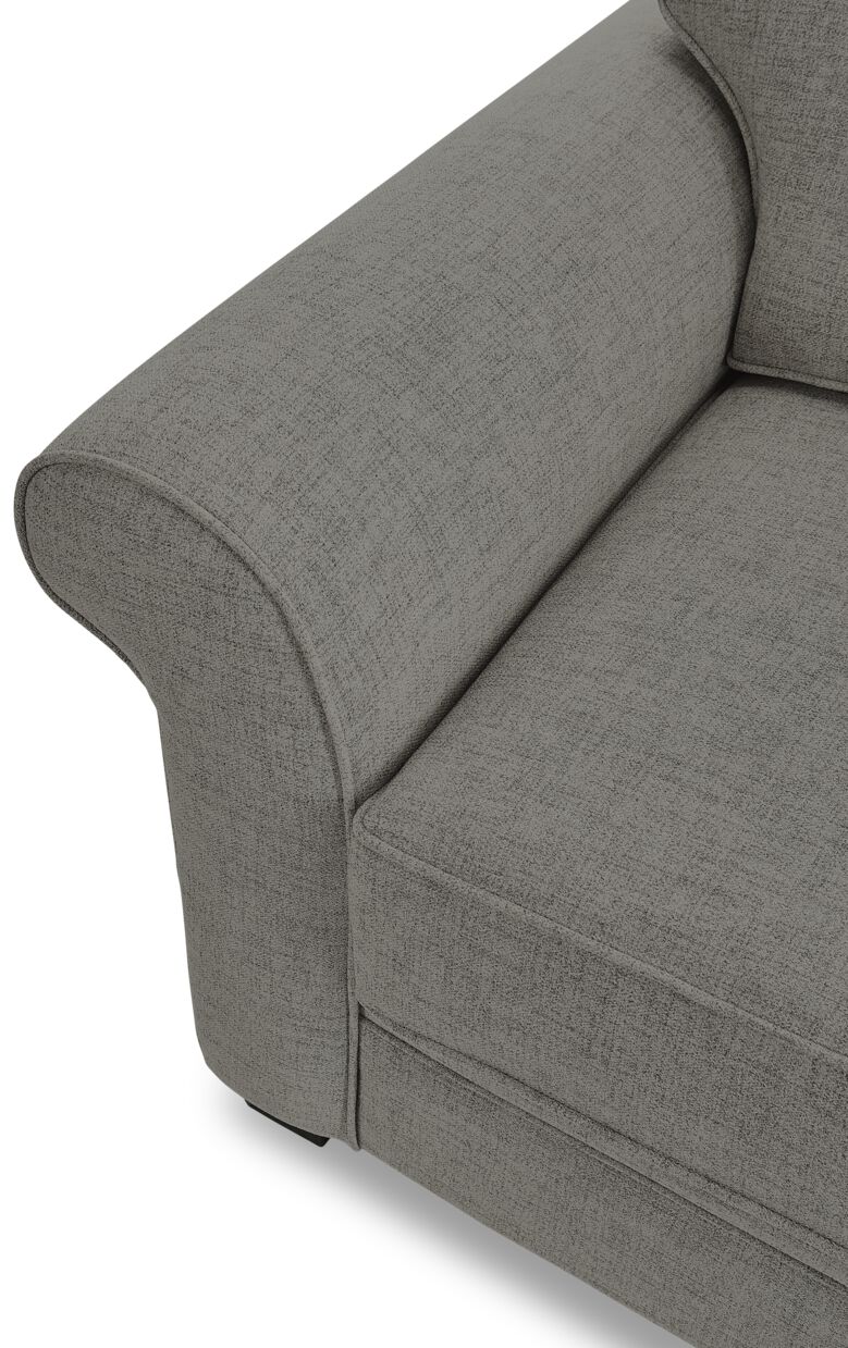 Duffield Sofa, Loveaset and Chair Set - Sutton Charcoal - Image 5