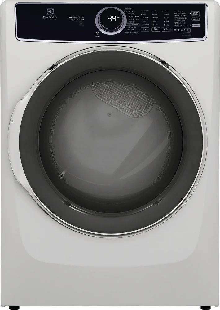 Electrolux White Front Load Gas Steam Dryer (8.0 Cu. Ft.) - ELFG7537AW - Image 2