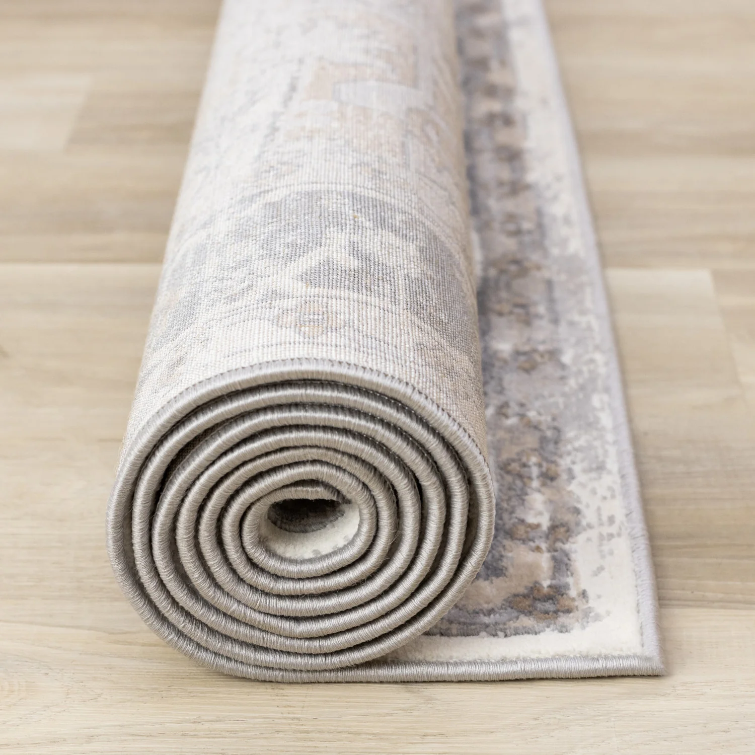Elegant Traditional Area Rug - 5' X 8' - Grey/Brown - Image 13