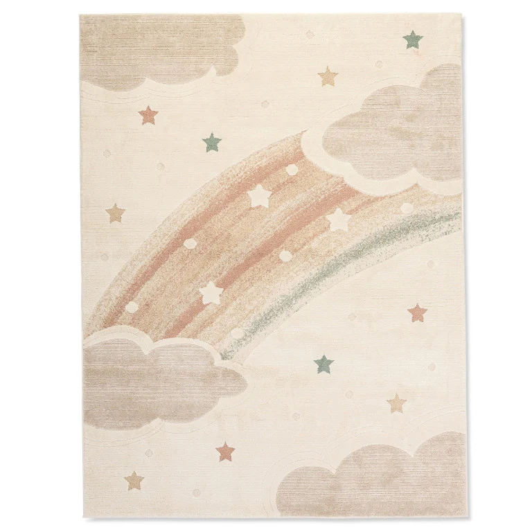 Elio Kids Clouds Rug - 4' x 6' - Natural