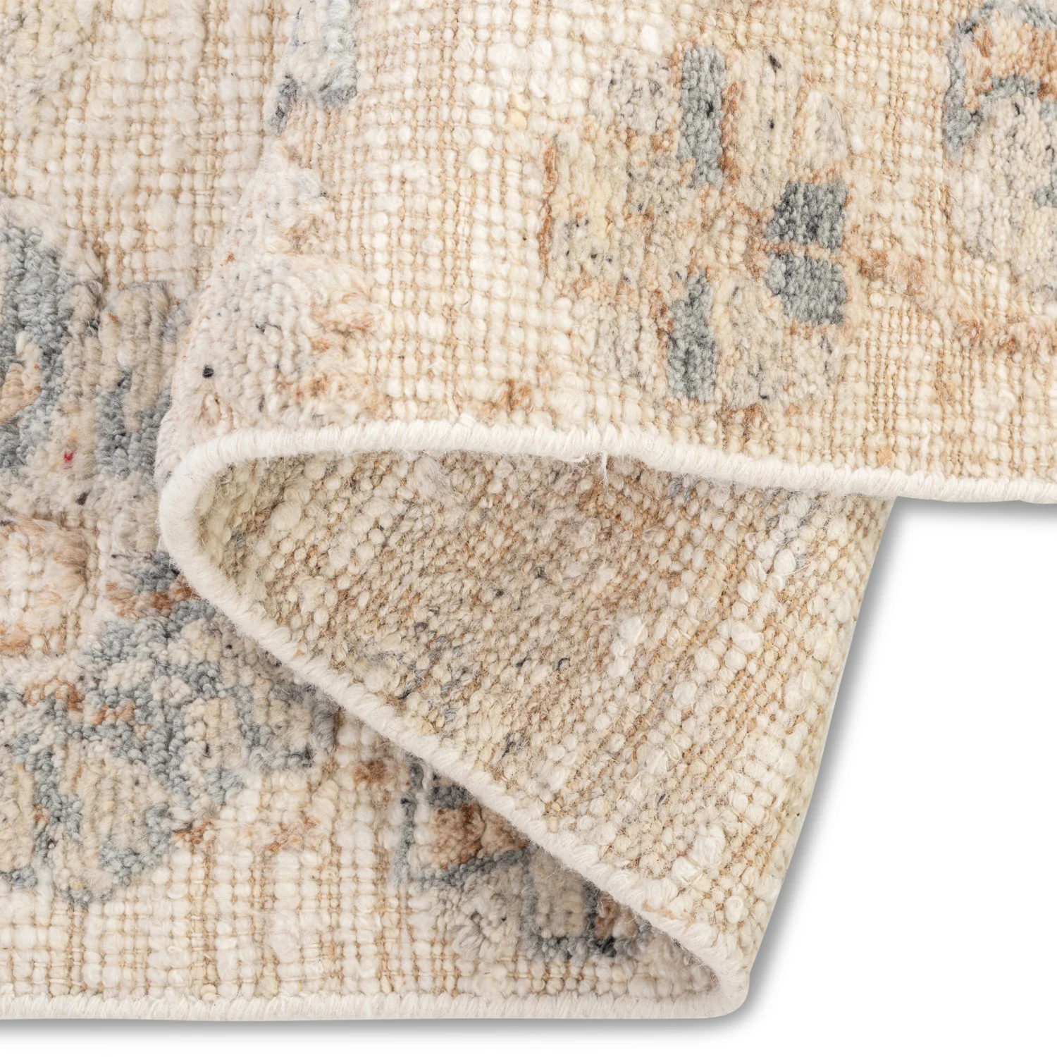 Ethos Hand-Knotted Rug - 9' x 12' - Beige/Blue - Image 5