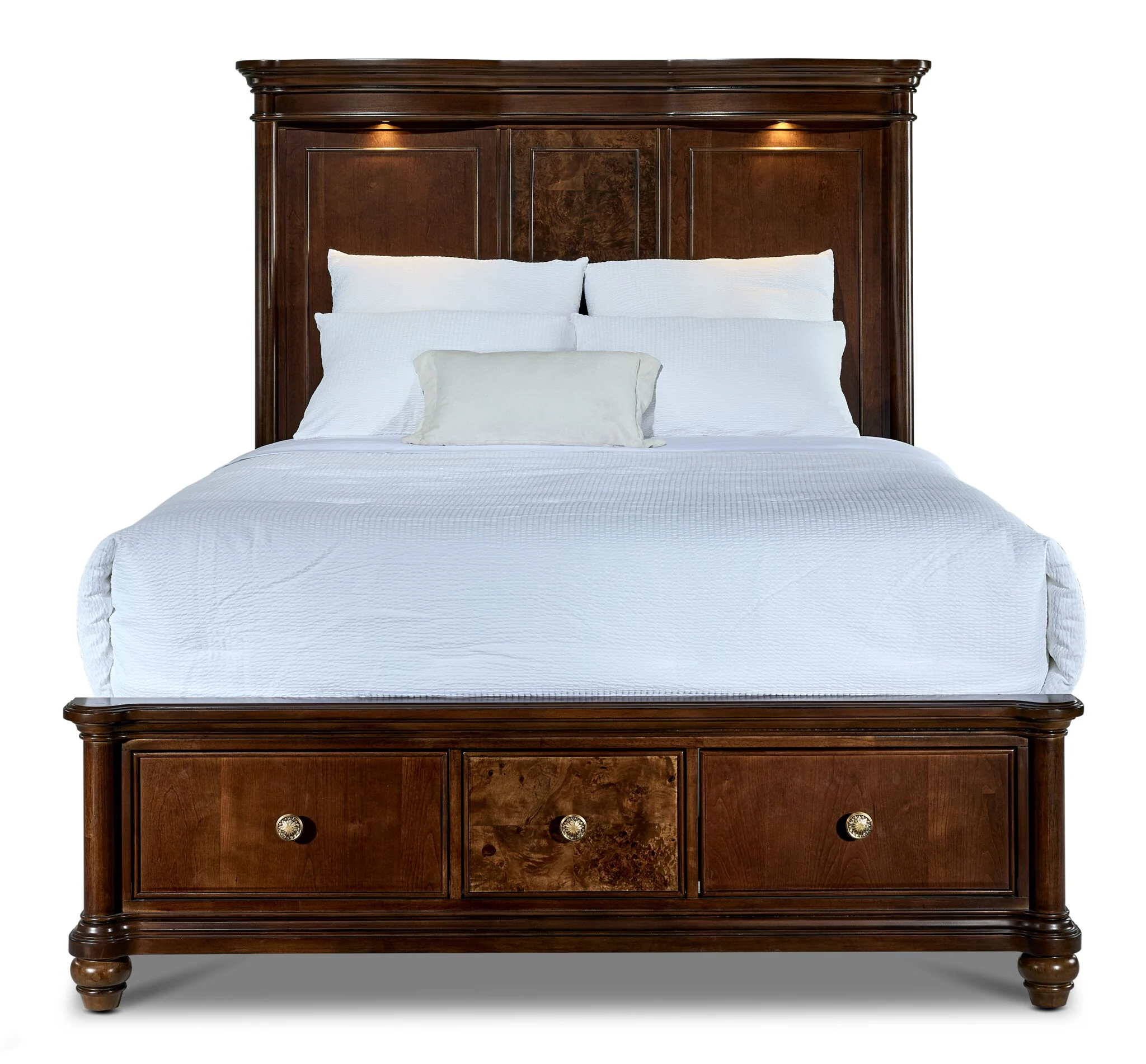 Florence 3 - Piece Queen Storage Bed - Brown - Image 4