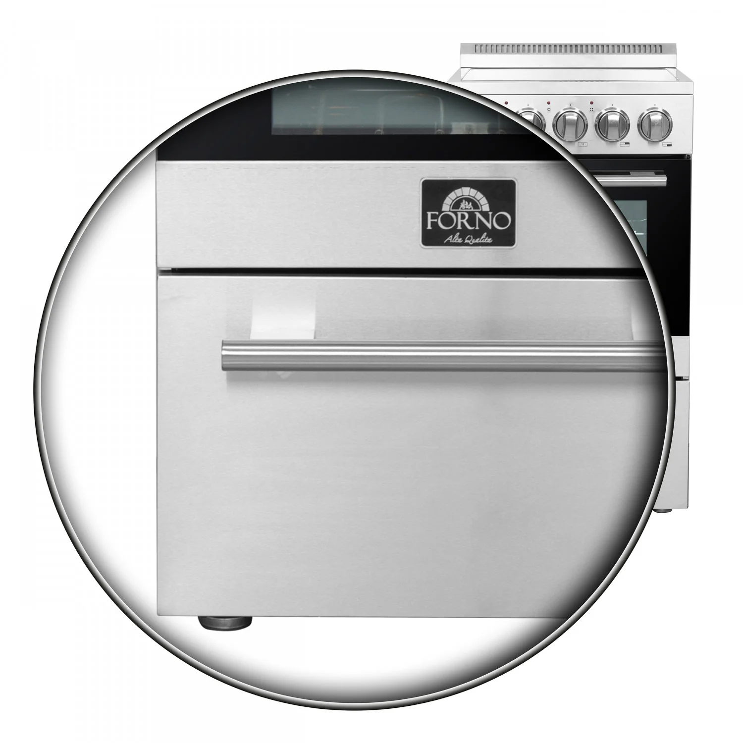 Forno Galiano 36" Stainless Steel French Door Electric Range with True Convection and Air Fry (5.36 Cu. Ft.) - FFSEL6917-36 - Image 20